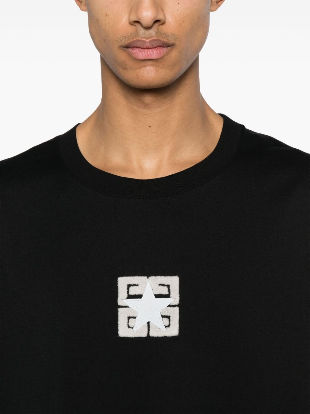4G-motif cotton T-shirt - 5