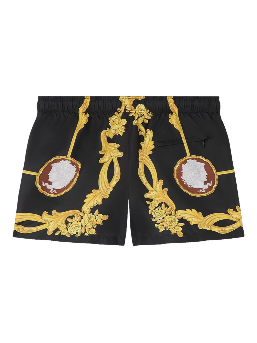 Barocco-print swim shorts - 2
