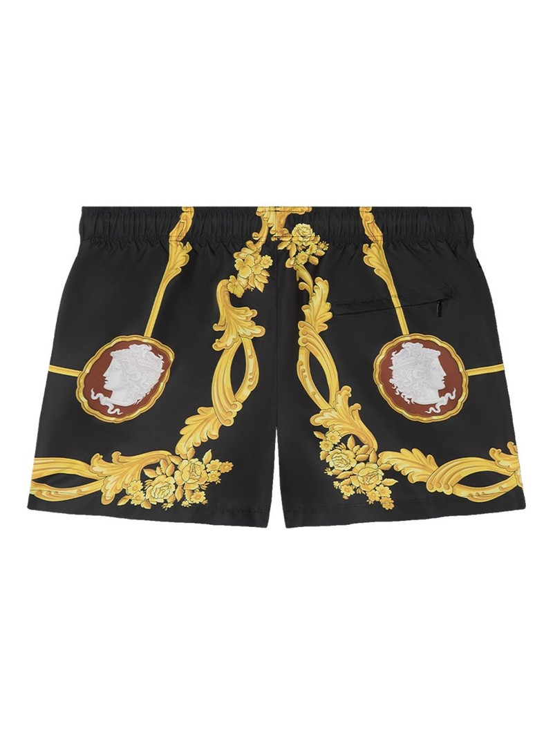 VERSACE Barocco-print swim shorts outlook