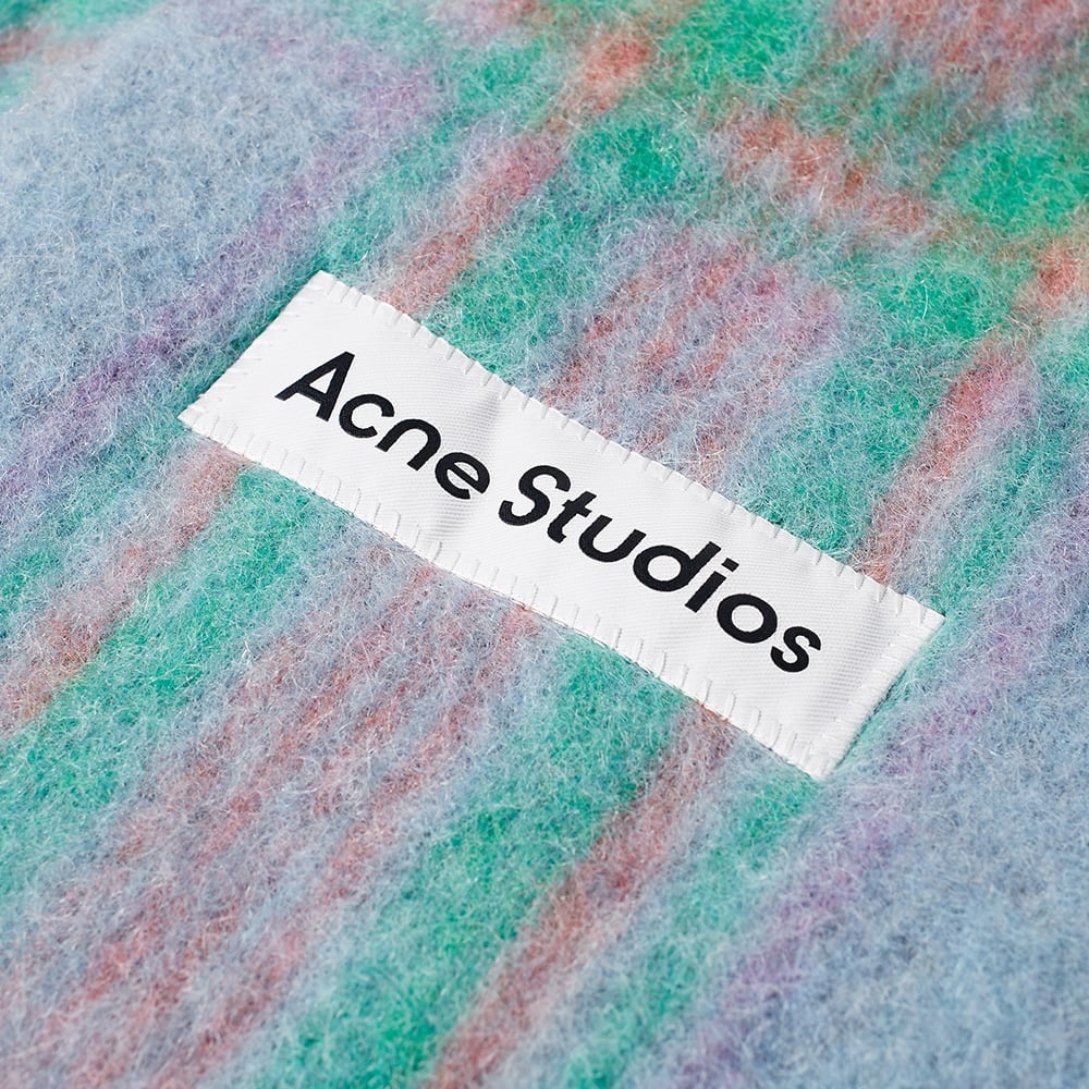 Acne Studios Vally Tartan Scarf - 3