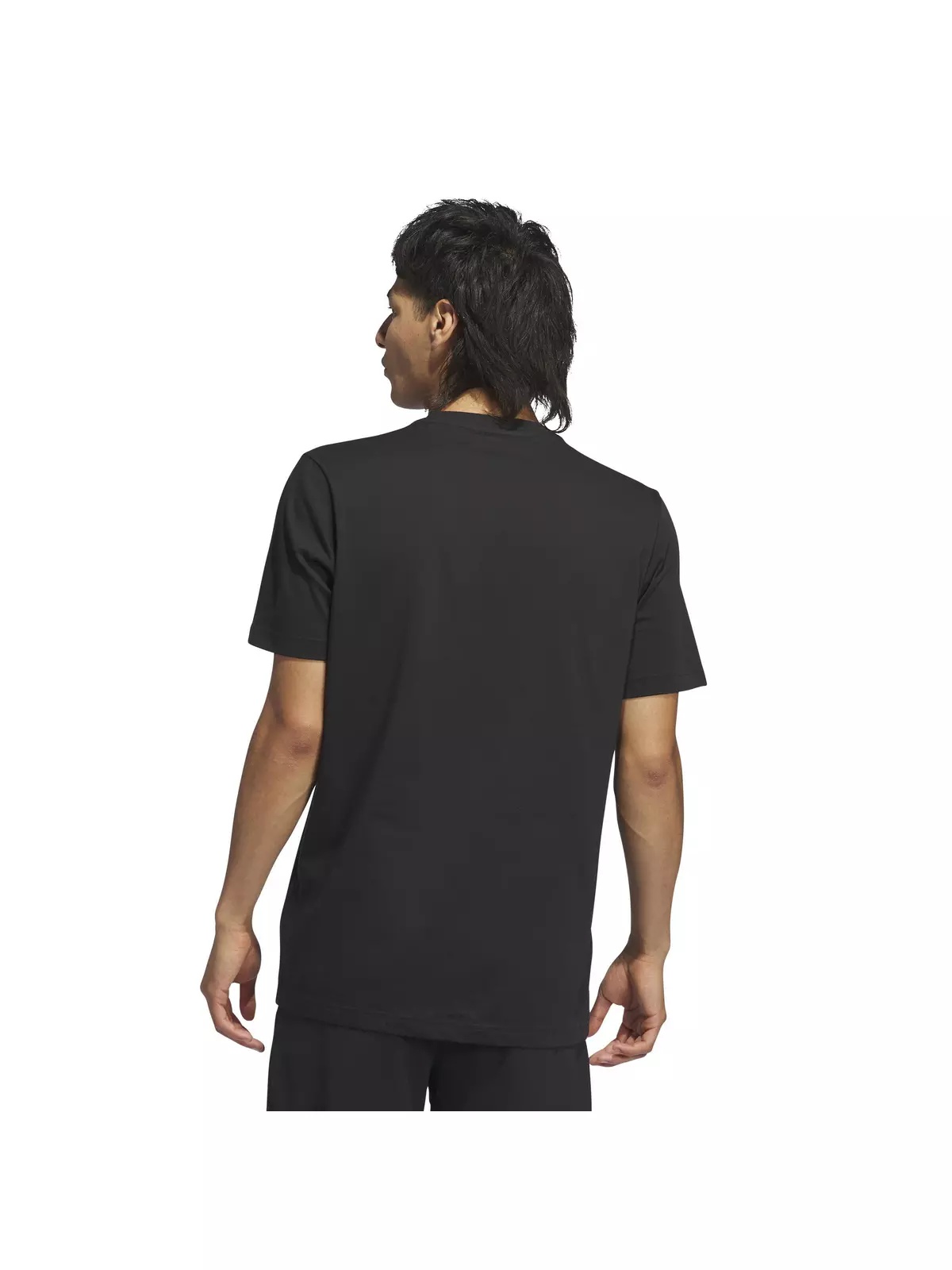Men's Worldwide Hoops Logo Performance Graphic Basketball T-Shirt -Black - 2