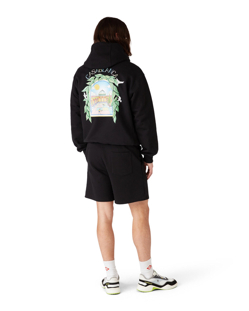Black L'Arche Hooded Sweatshirt 3