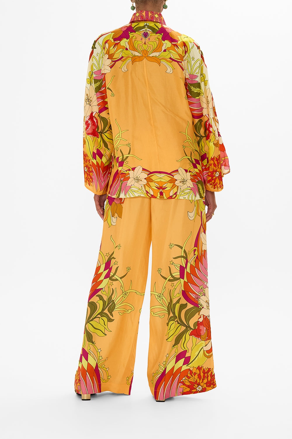 WIDE LEG WAISTED PANT - 10