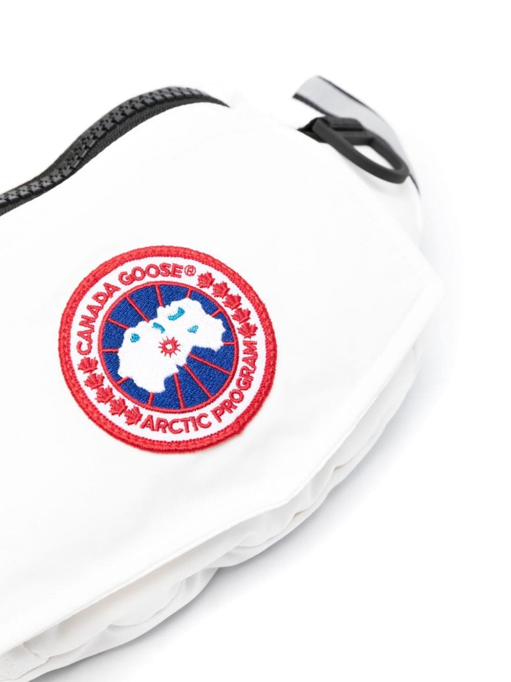 logo-patch padded belt bag - 4