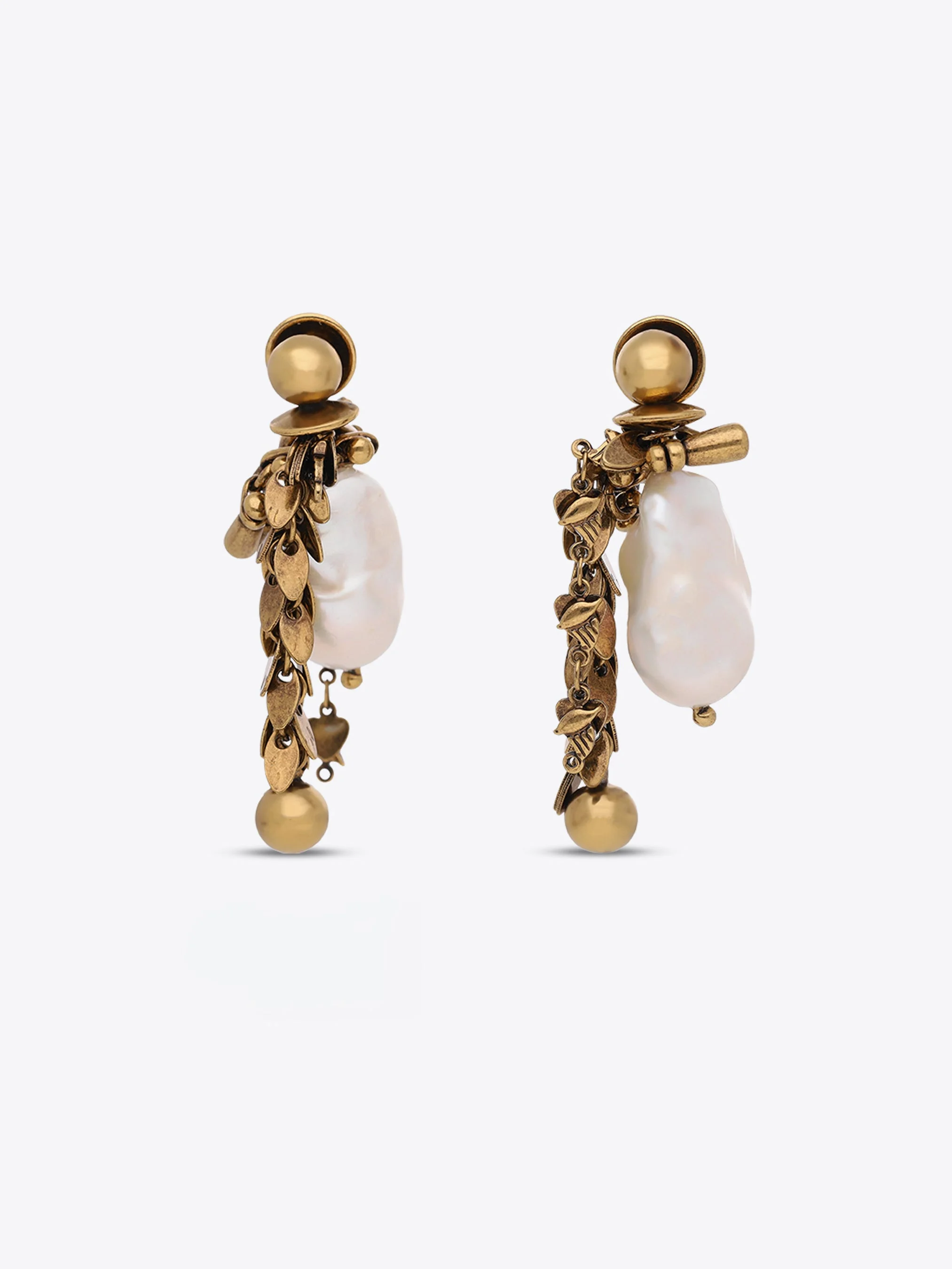 ORNAMENTED PENDANT EARRINGS - 1