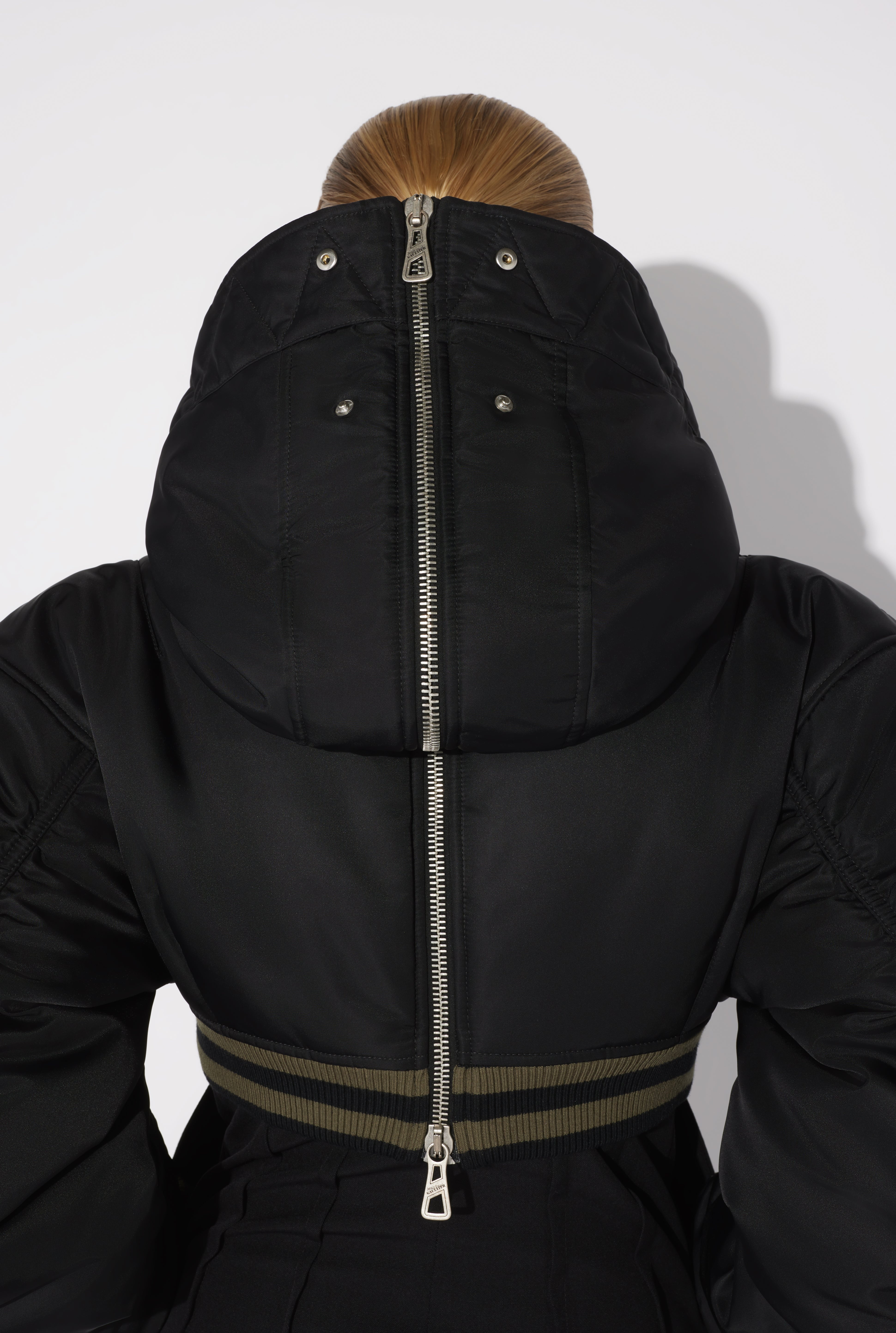 THE QUILTED CROPPED BOMBER JACKET - 5
