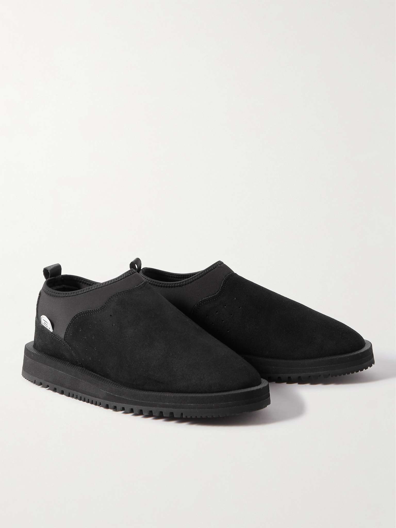RON-MWPAB-MID Suede and Shell Slippers - 7