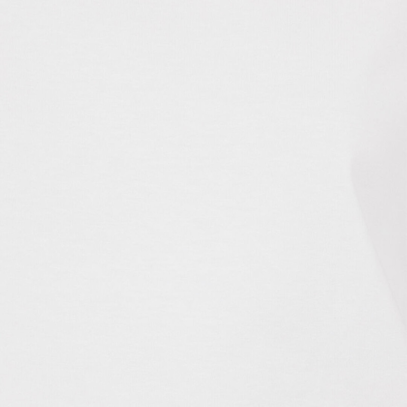 White Asymmetric T-shirt with Snake Motif 5