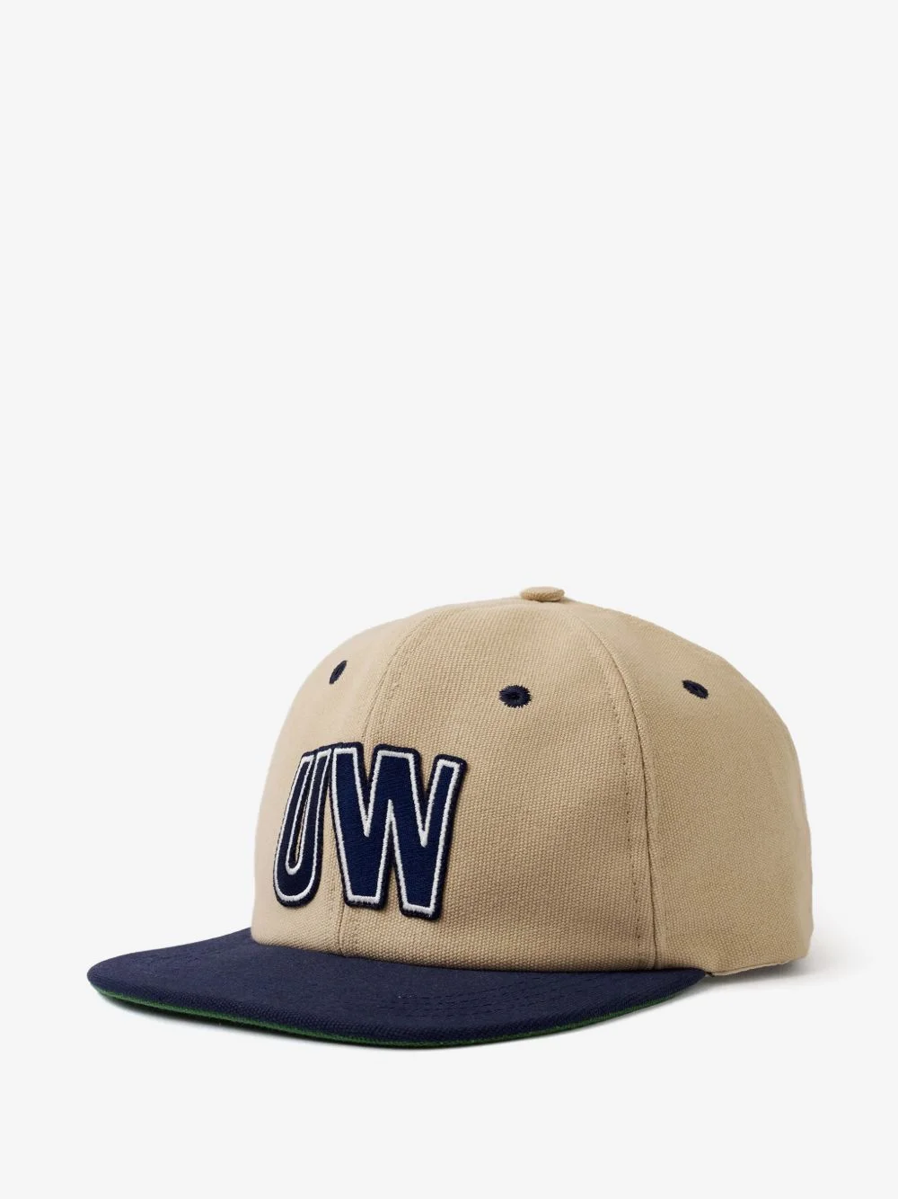 logo-patch panelled cap - 1