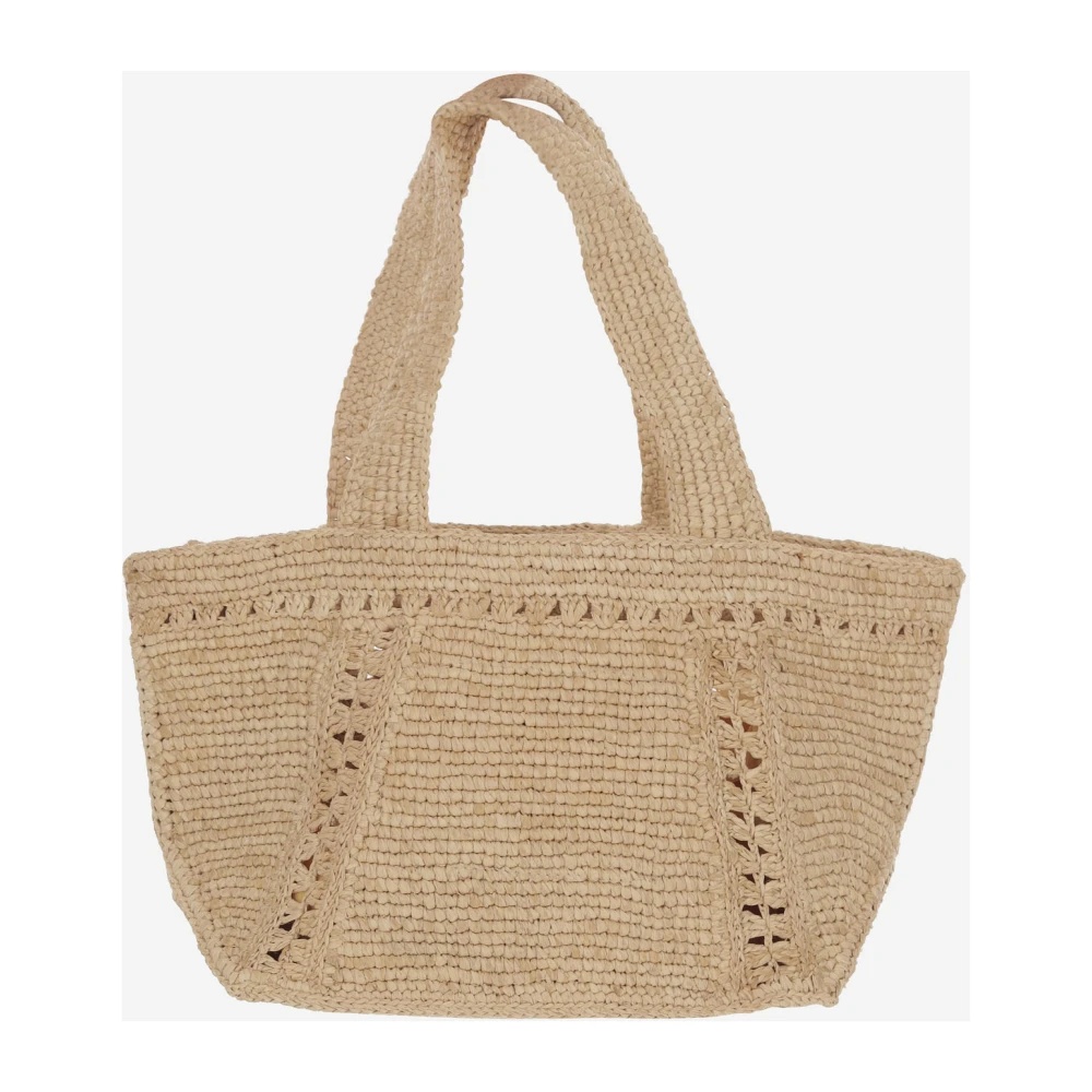 トートバッグ Patou Raffia Tote With Embroidered Logo PATOU RAFFIA TOTE BAG WITH EMBROIDERED LOGO | miinto