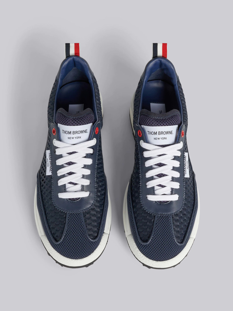Navy Heavy Athletic Mesh Tech Runner 4