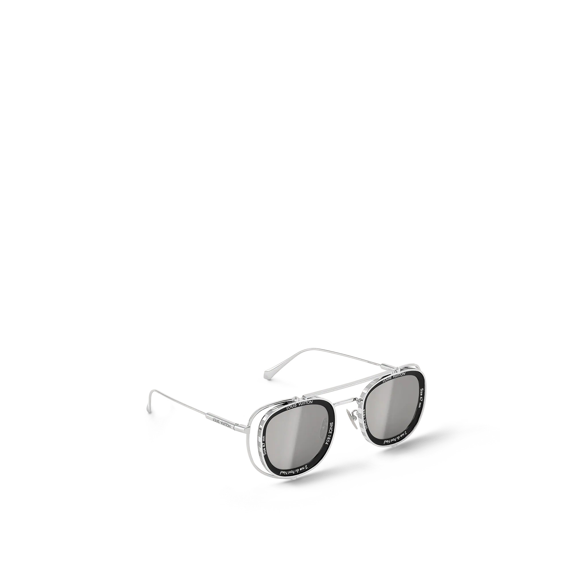 LV Super Vision Metal Pilot Square Sunglasses - 3