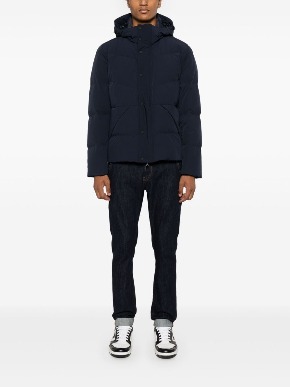 hooded puffer jacket - 2
