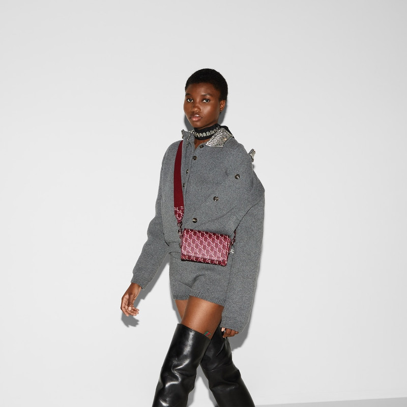 Super mini shoulder bag with GG Shadow 4