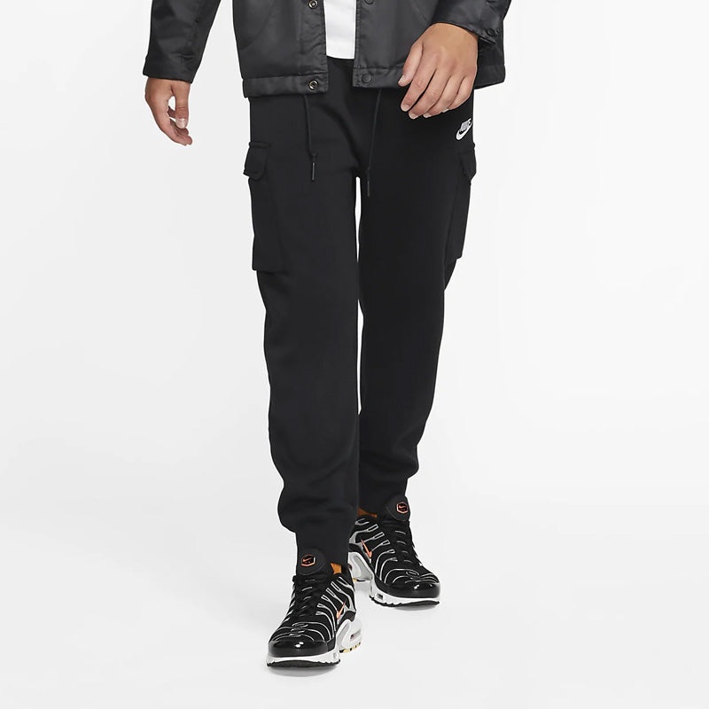 Nike NSW Club Cargo Joggers 'Black' CD3129-010 - 3
