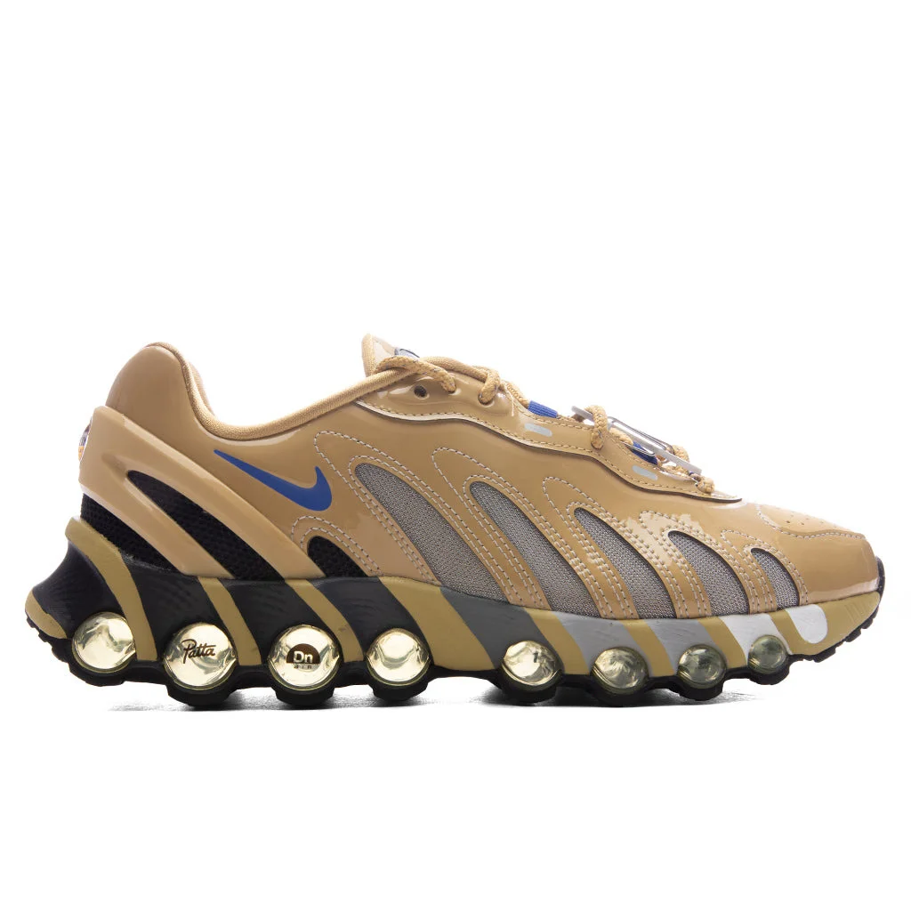 NIKE X PATTA AIR MAX DN8 - CLUB GOLD/GAME ROYAL/METALLIC SILVER - 1