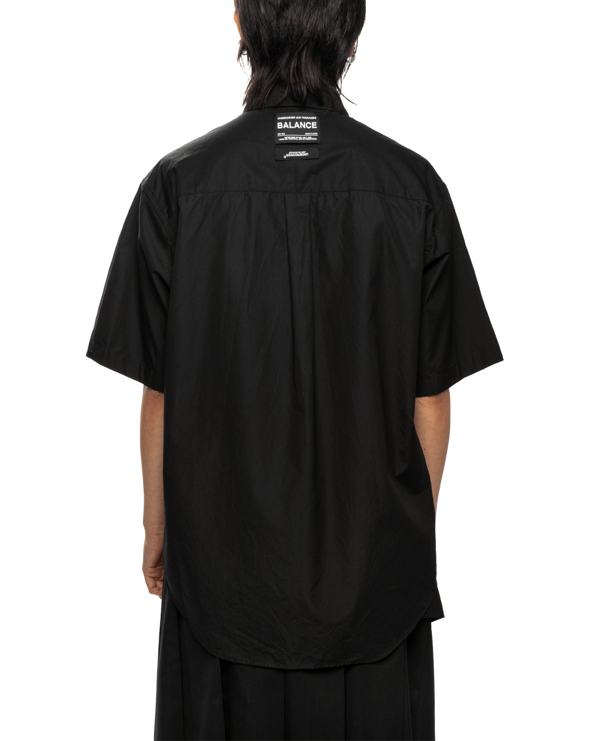 Cotton Poplin Shirt Black - 3