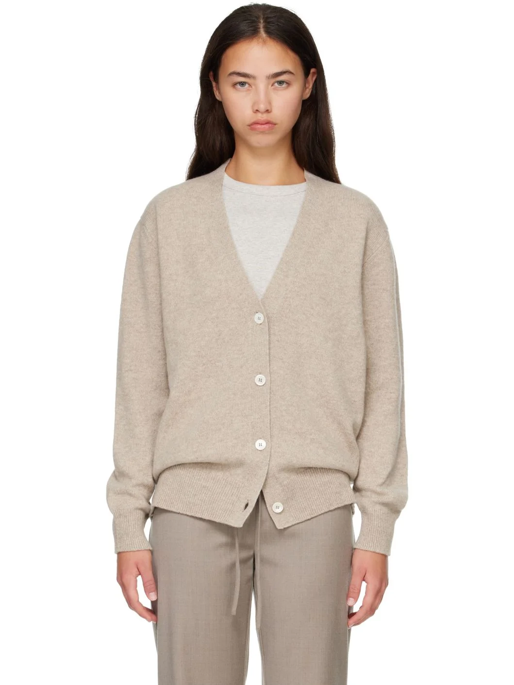 Beige Ava Cardigan - 1