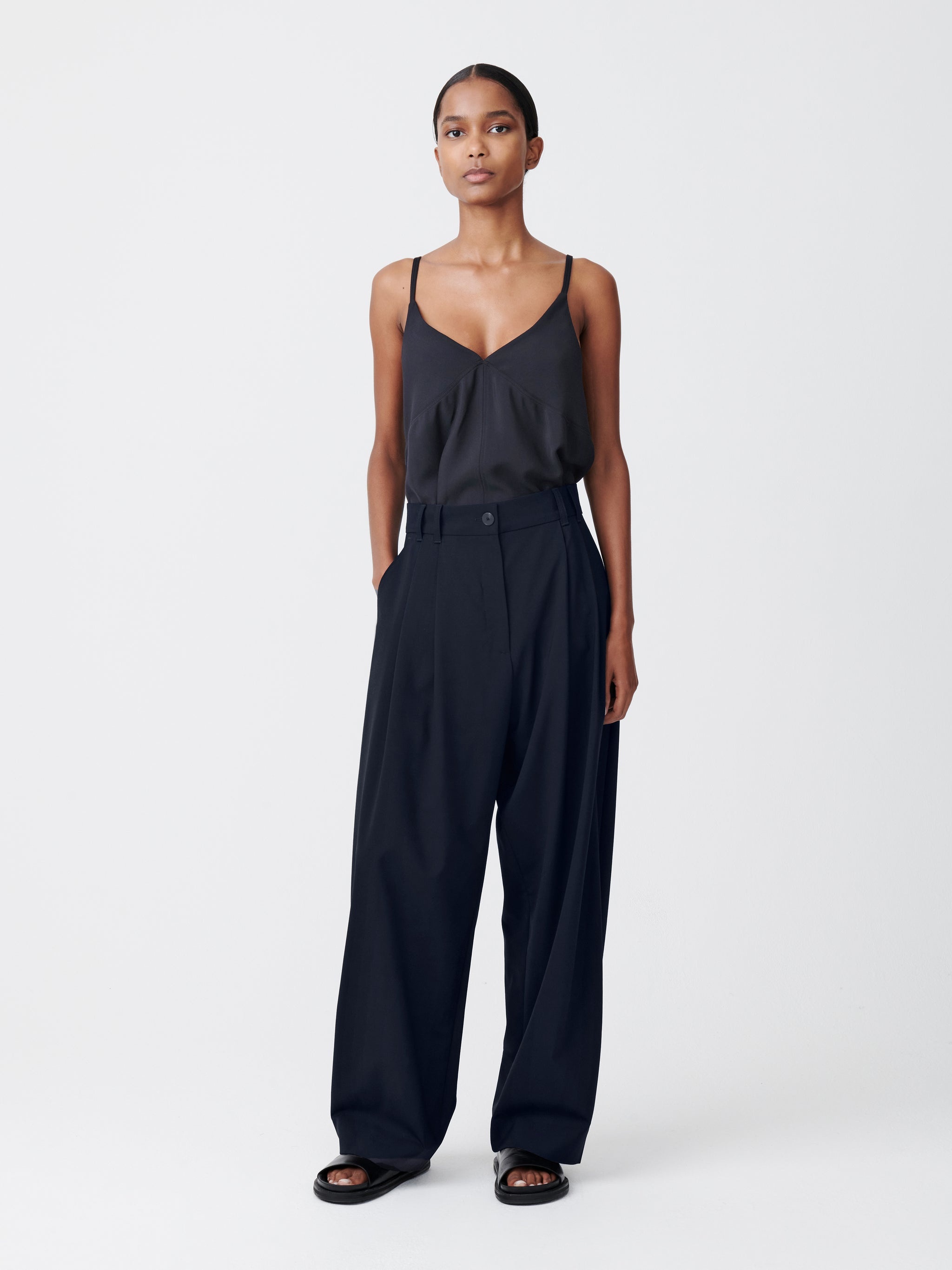Nika Tropical Wool Pant - 1