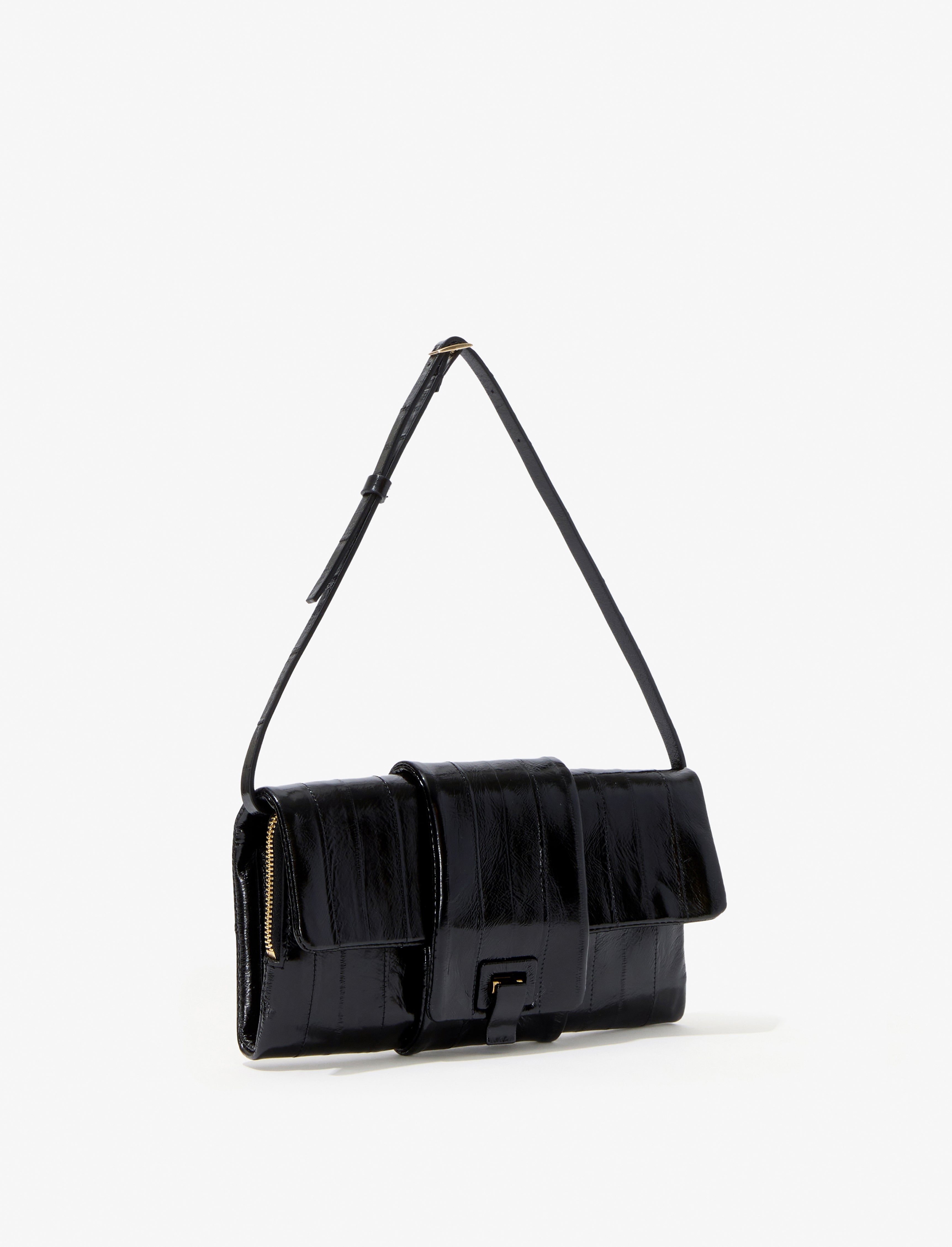 Flip Shoulder Bag in Eel - 3