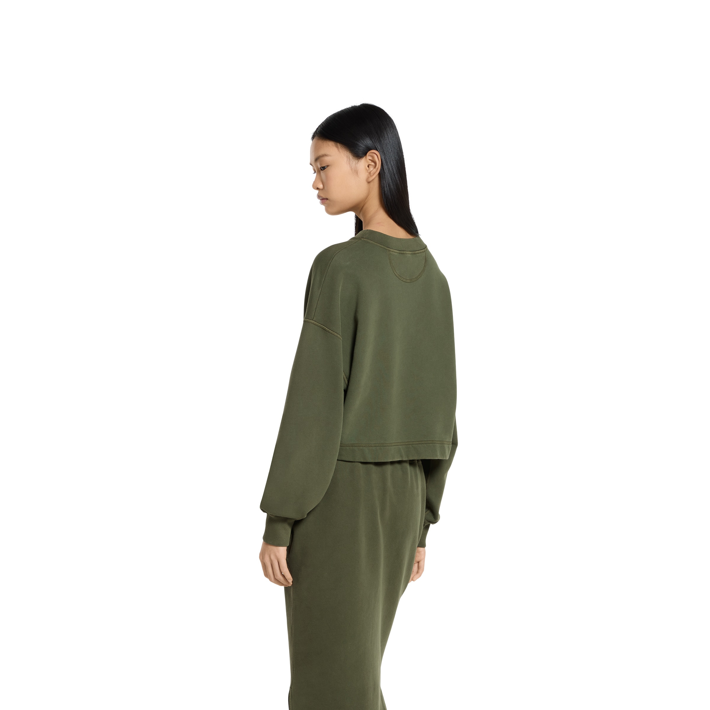 Cotton jersey sweatshirt with embroidery - 4