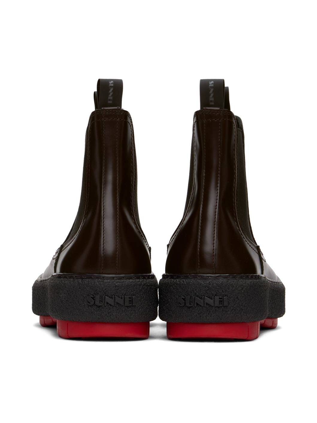 Brown Cemento Chelsea Boots - 2