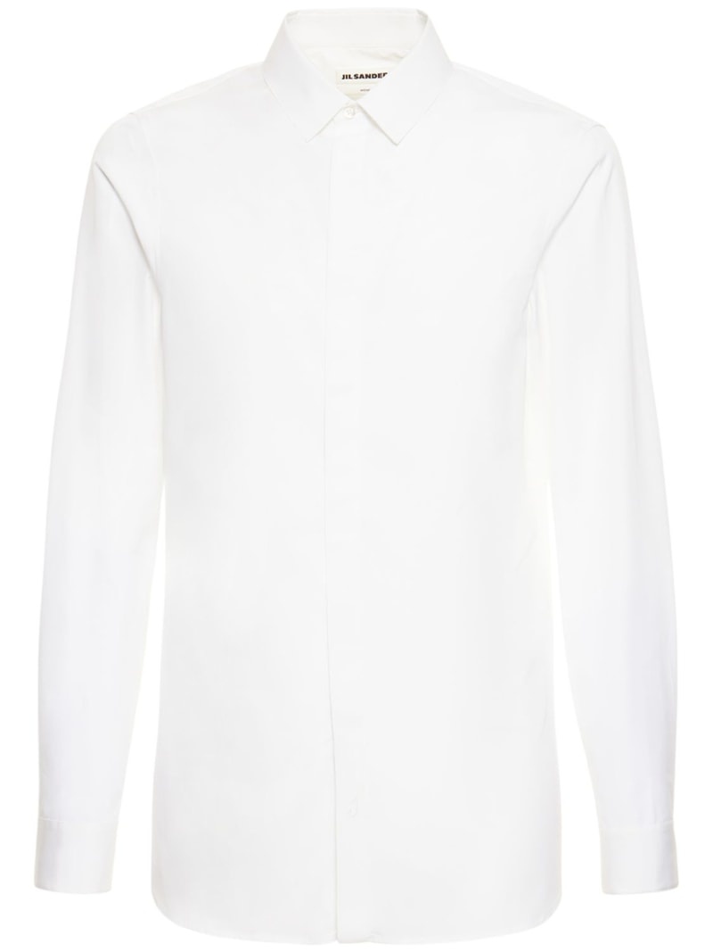 Organic cotton poplin shirt - 1