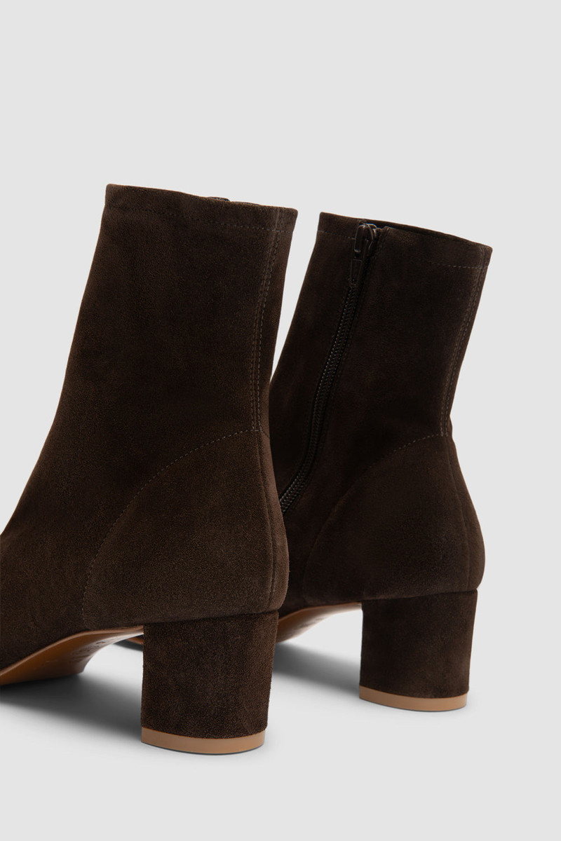 Sofia Ristretto Suede Leather Ankle Boot 4