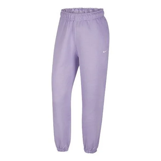 (WMNS) Nike NRG Solo Swoosh Sweatpants Asia Sizing 'Urban Lilac' DA0334-563 - 1