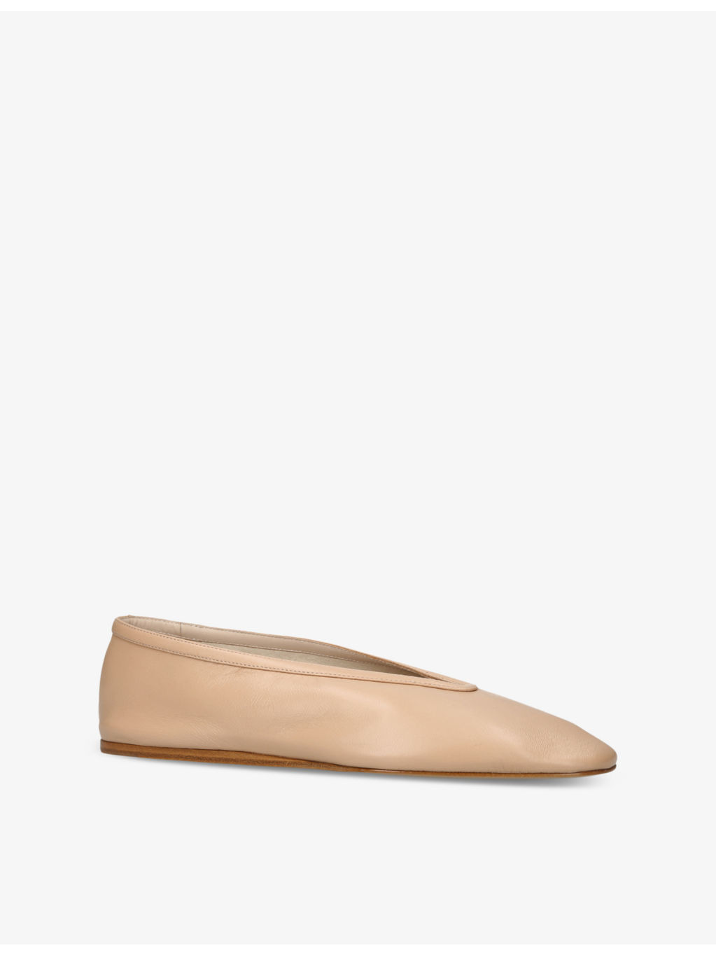 Luna pointed-toe leather pumps - 3