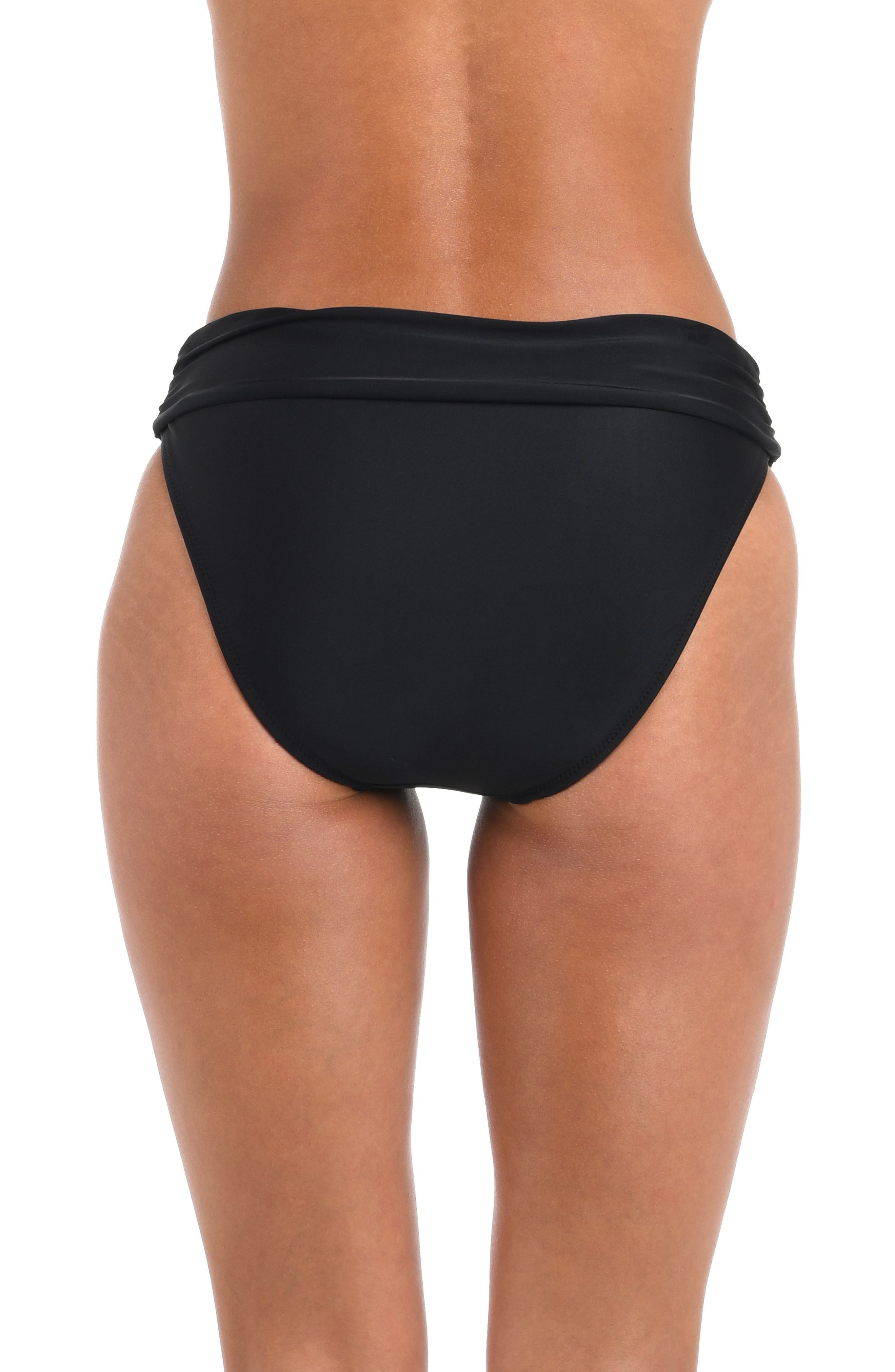 L'AGENCE Mya Classic Bikini Bottoms in Black at Nordstrom - 2
