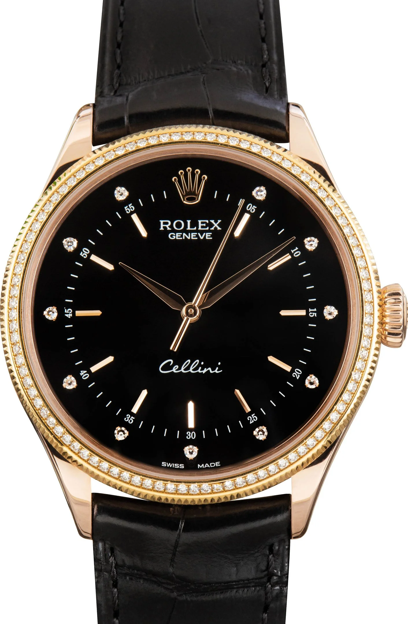 Rolex Cellini 50605 Diamond Dial & Bezel - 1