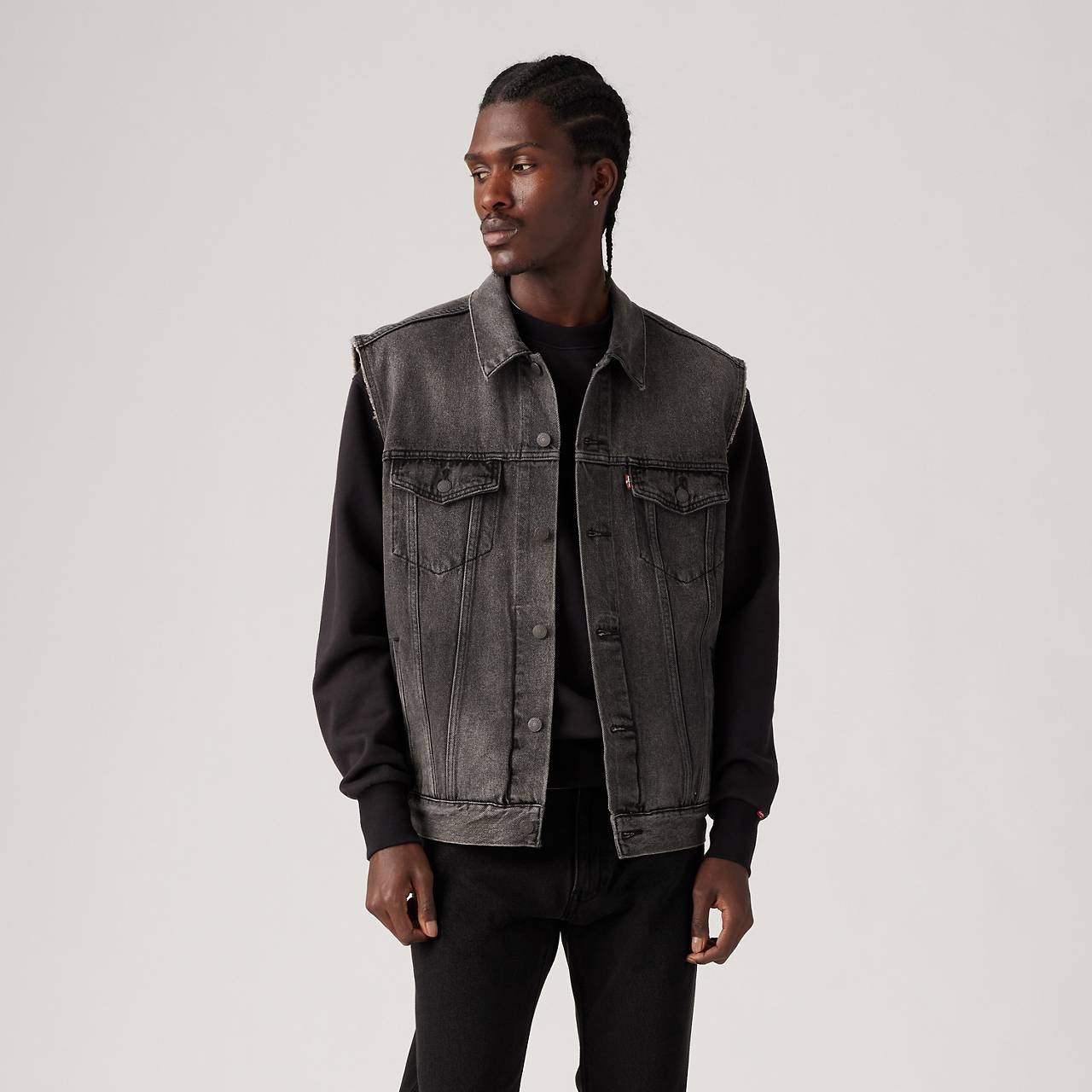 RELAXED FIT TRUCKER VEST - 2