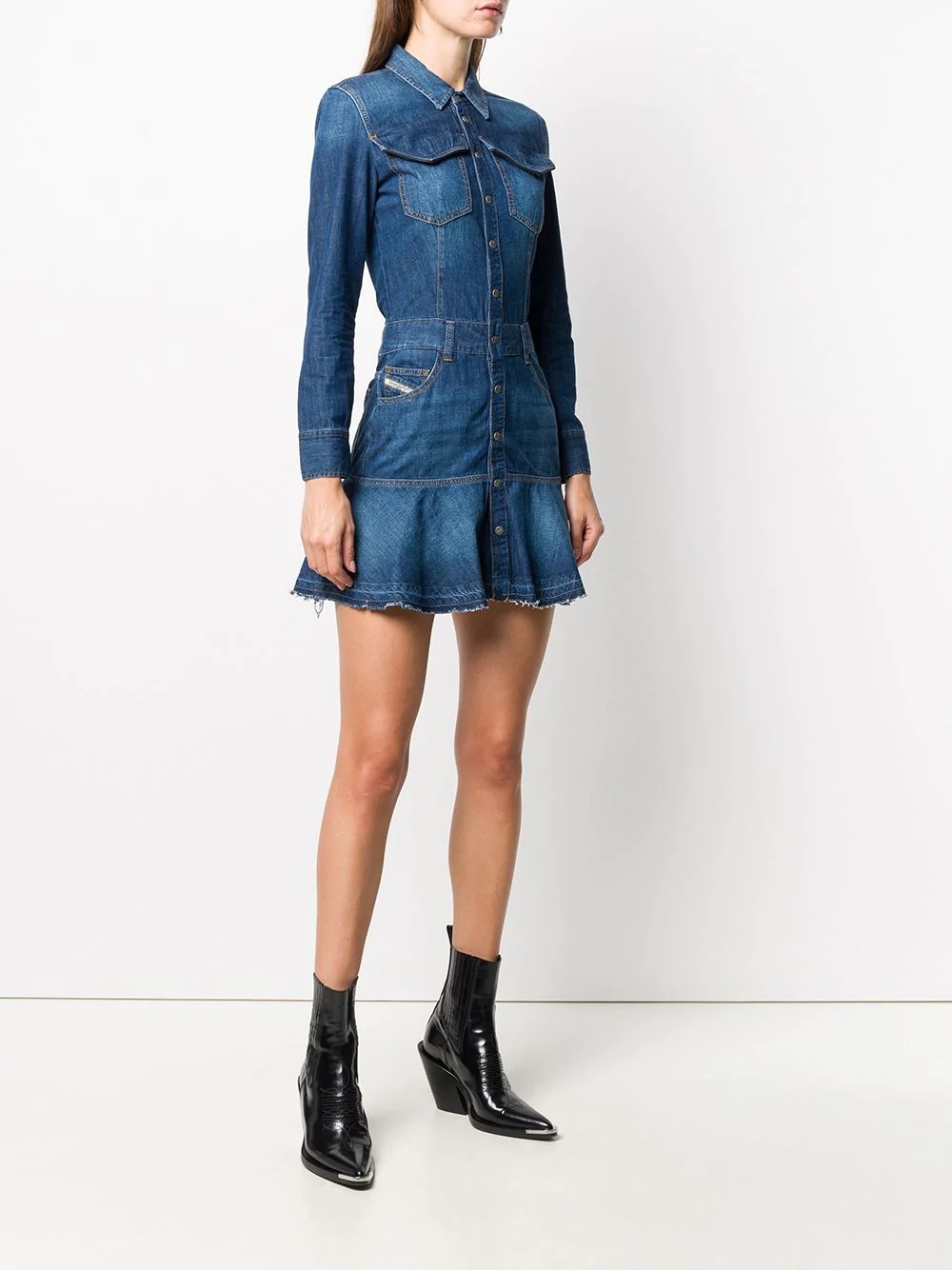 Joana denim mini dress - 3