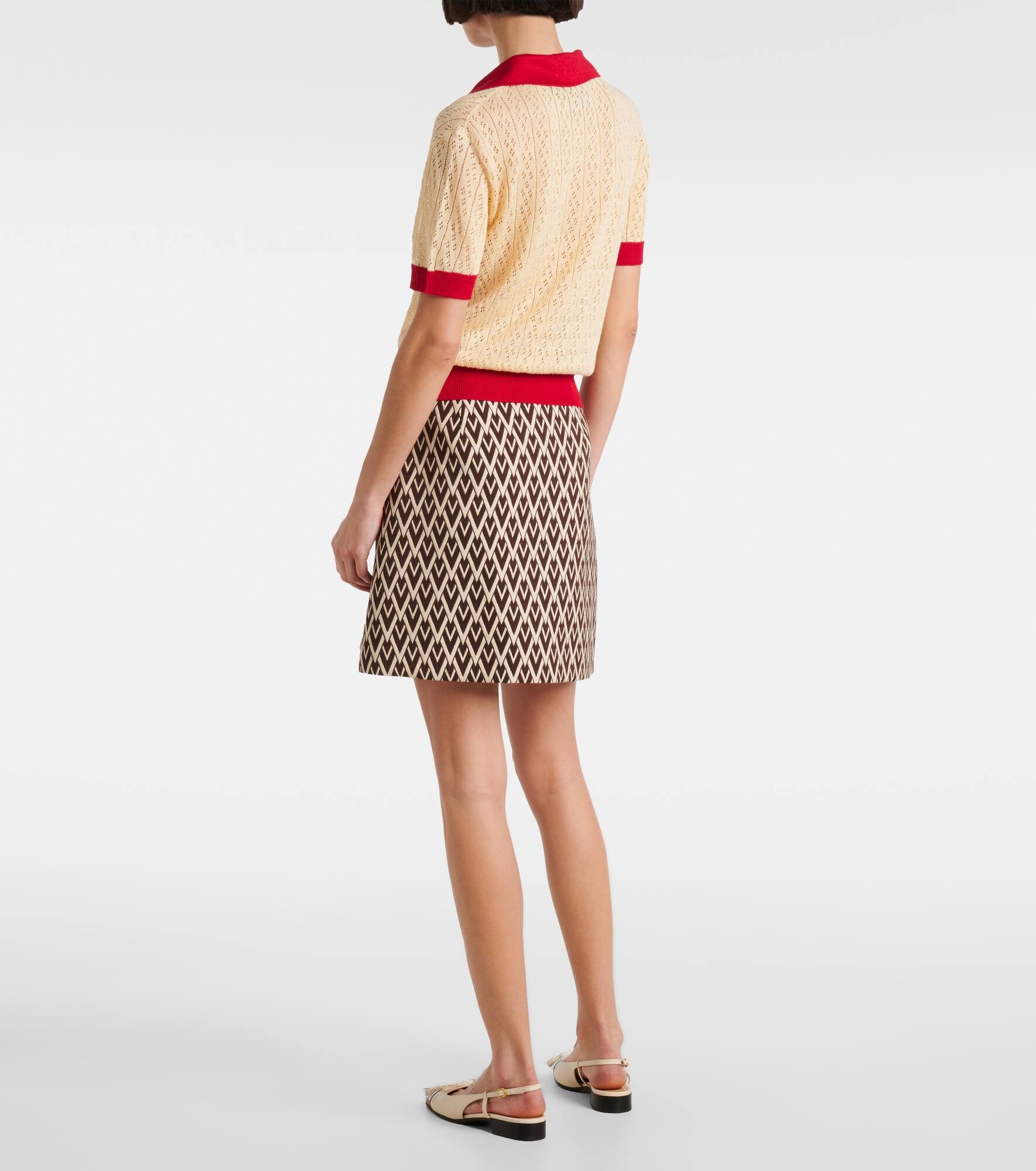 Linen-blend polo sweater - 3