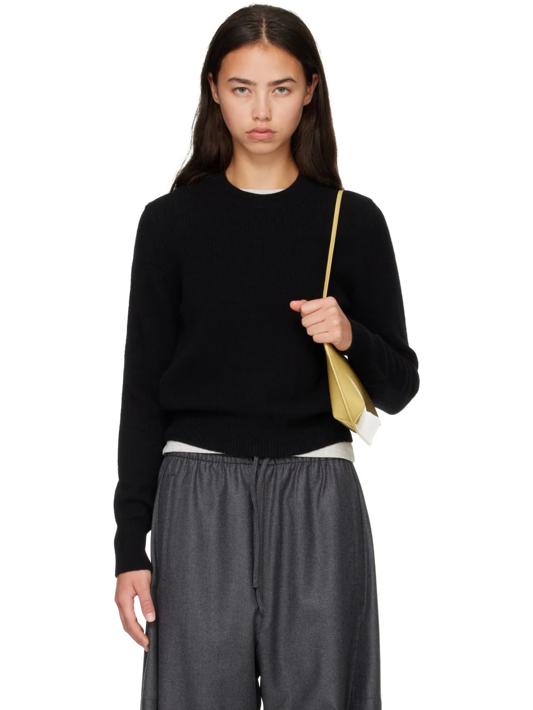Black Sligo Crewneck Sweater - 1