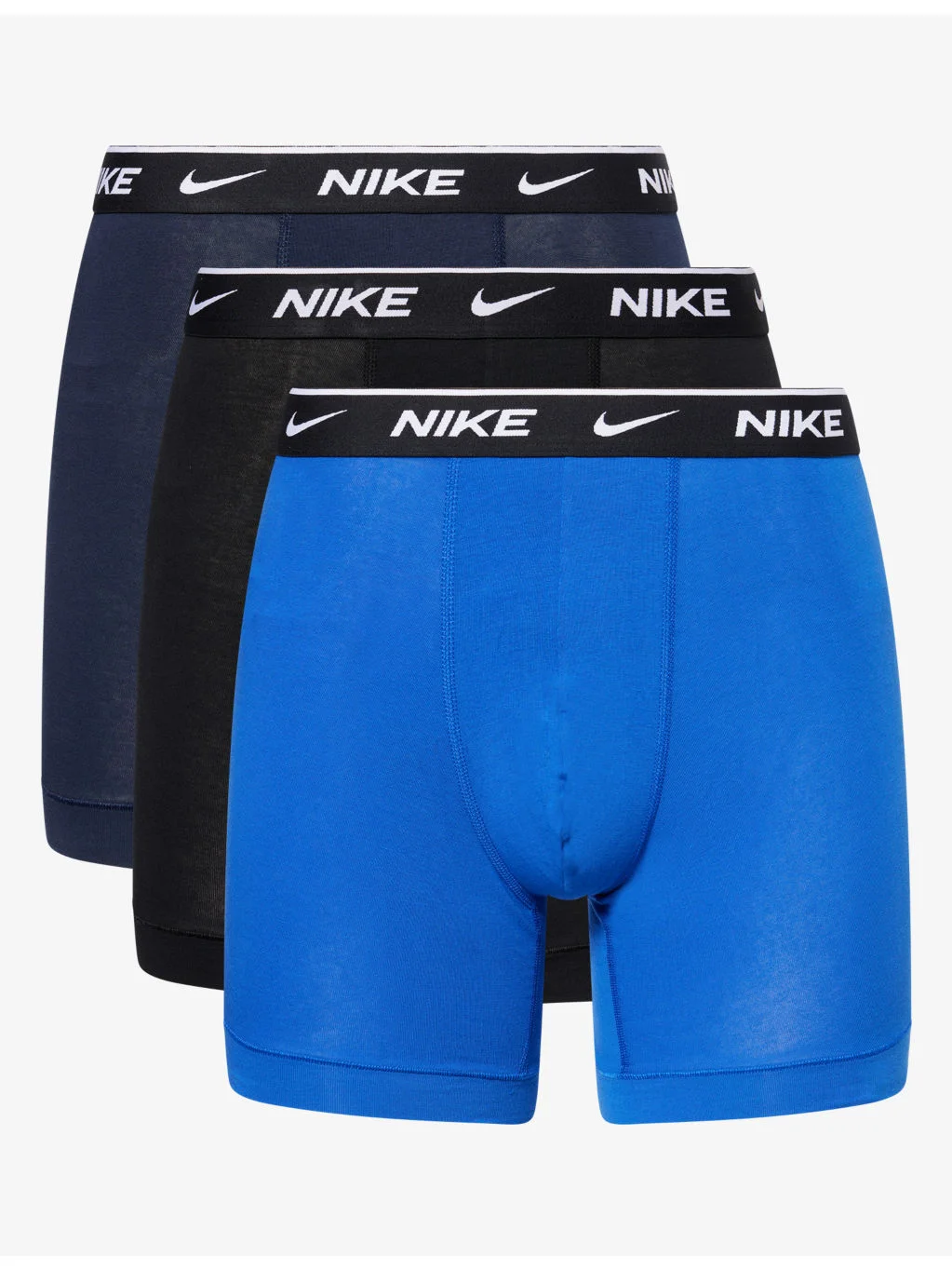 Branded-Waistband Set of Three Stretch-Cotton Boxers - 1