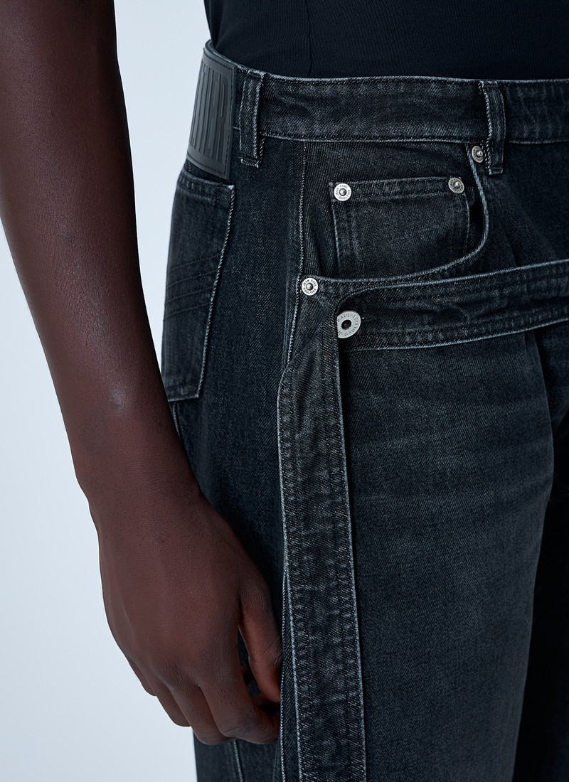 Jeans With Strap Detail 5