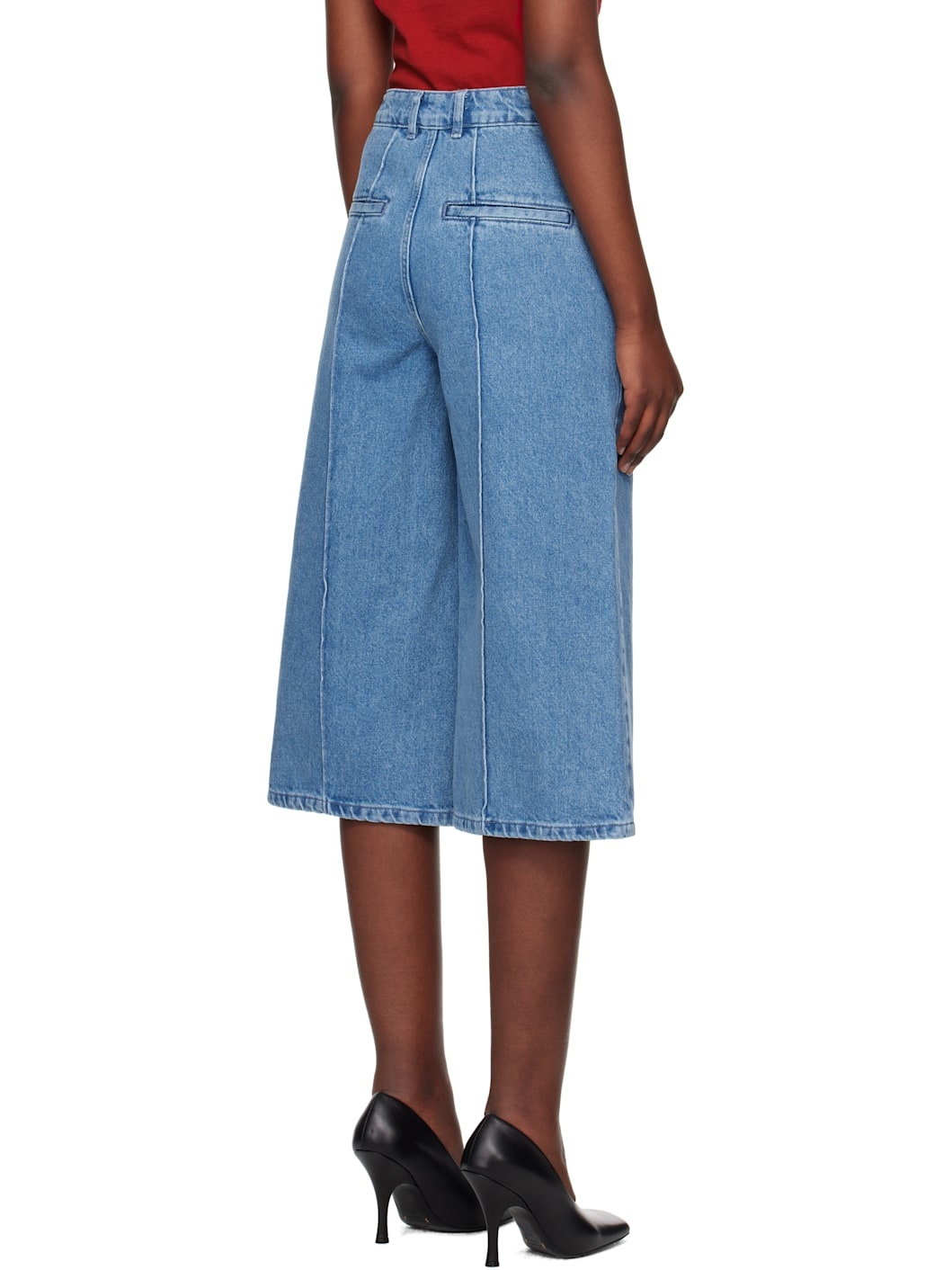 Blue Culotte Jeans - 3