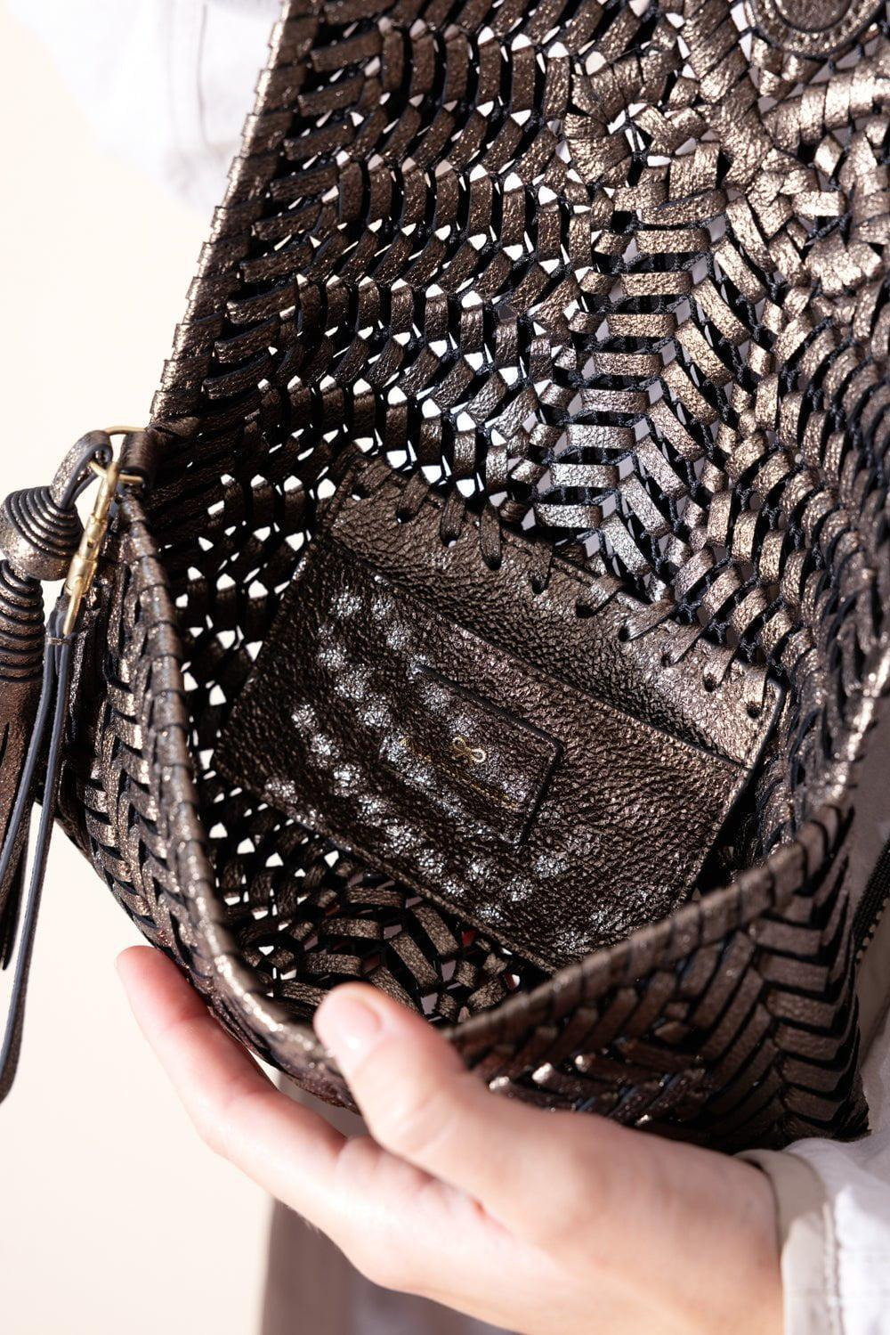 The Neeson Tassel Clutch - Smog - 4