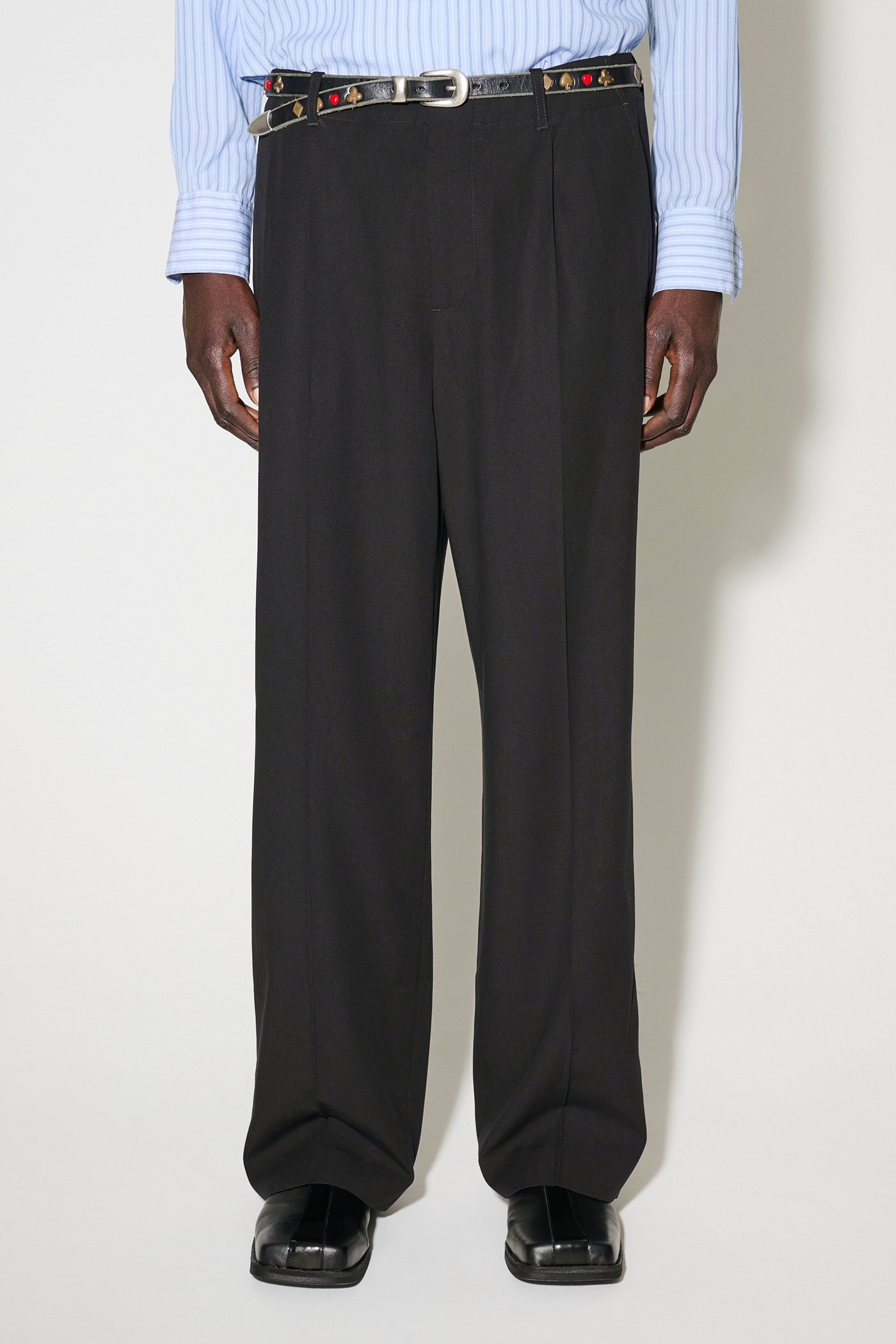Borrowed Chino Black Lyo Wool - 6