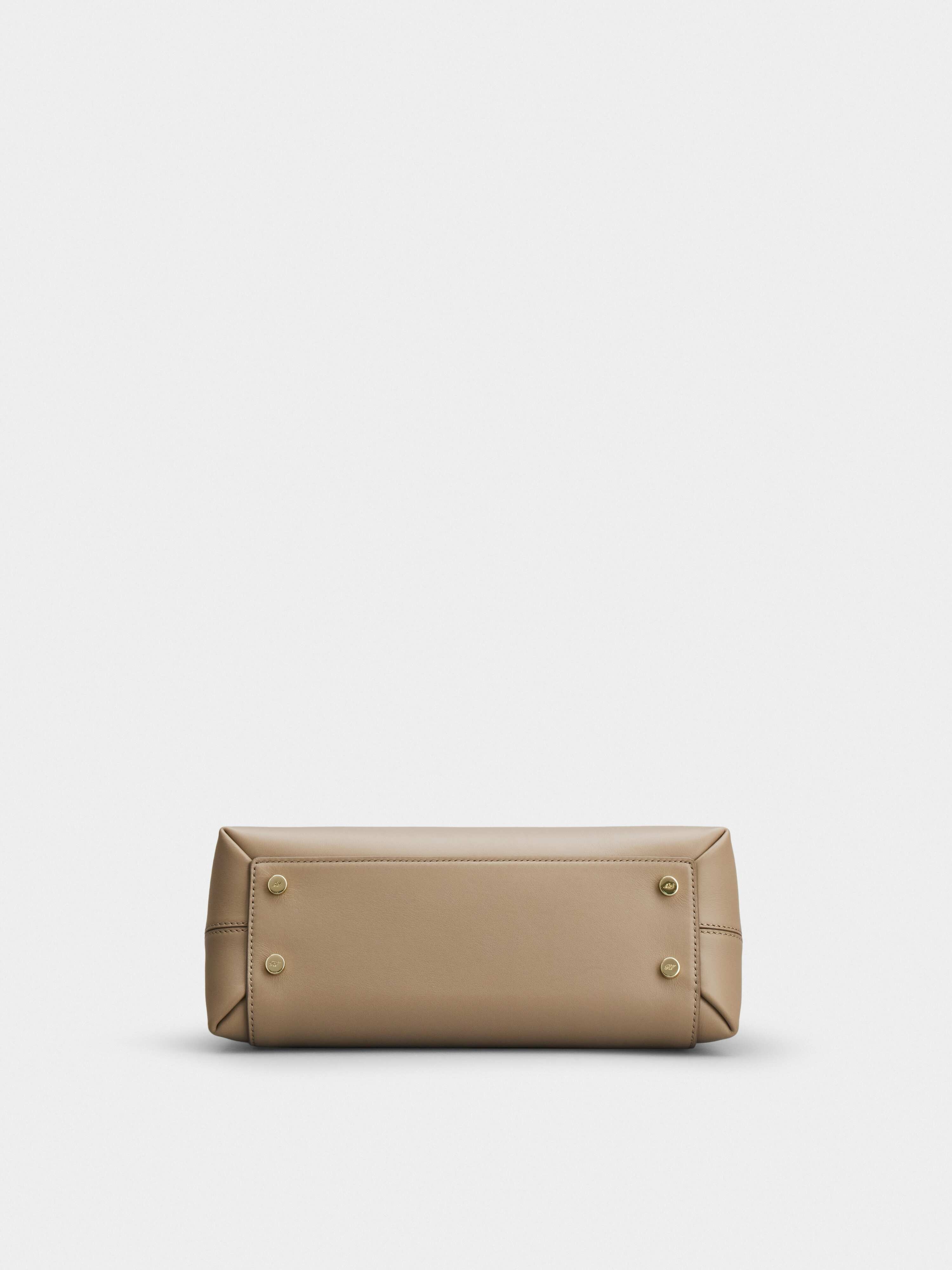Viv' Cabas Metal Buckle Bag in Leather - 5