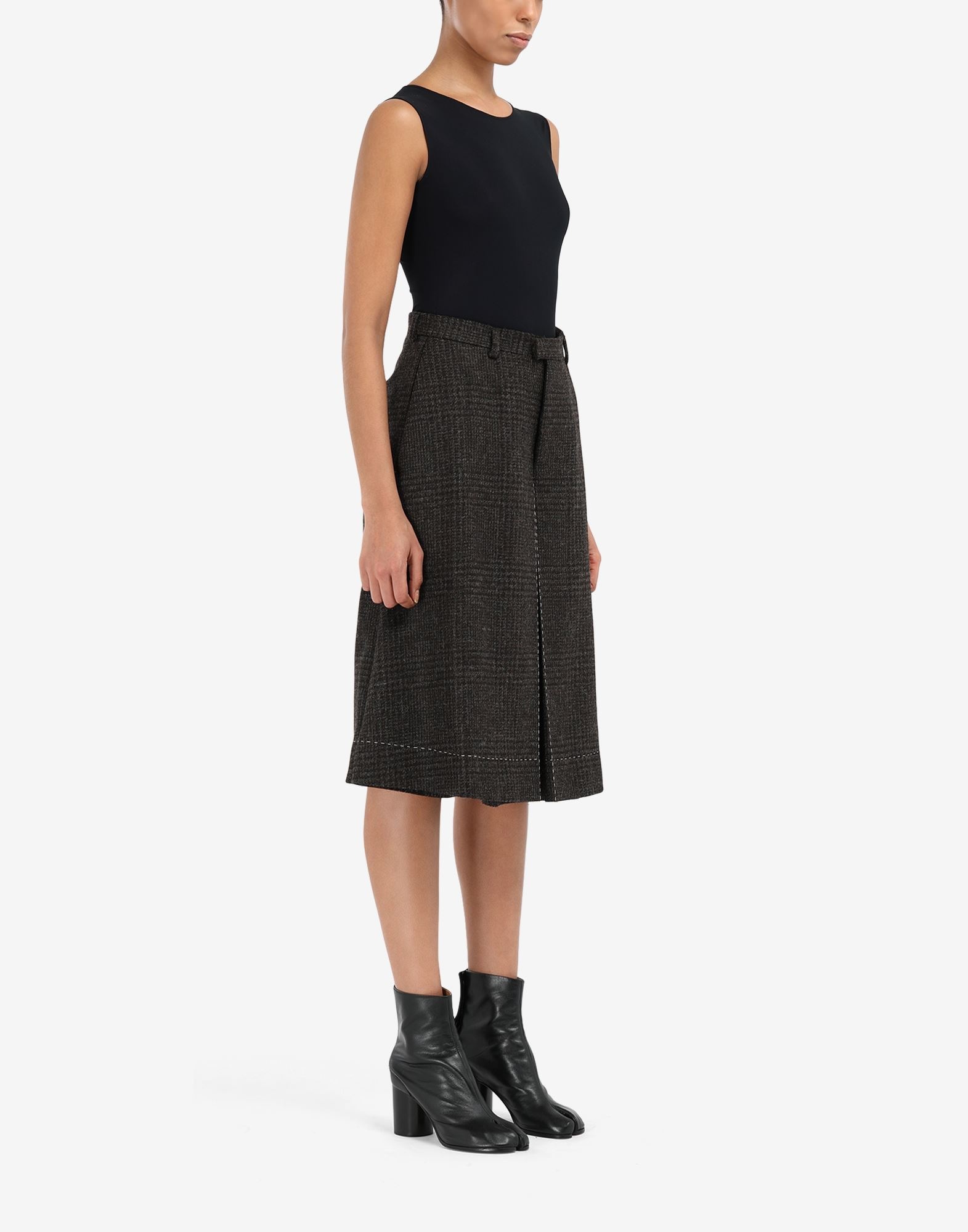 Wool pleat culottes - 3