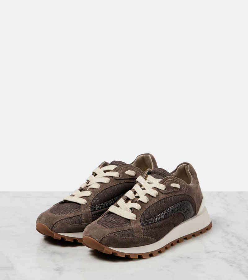 Suede sneakers 4