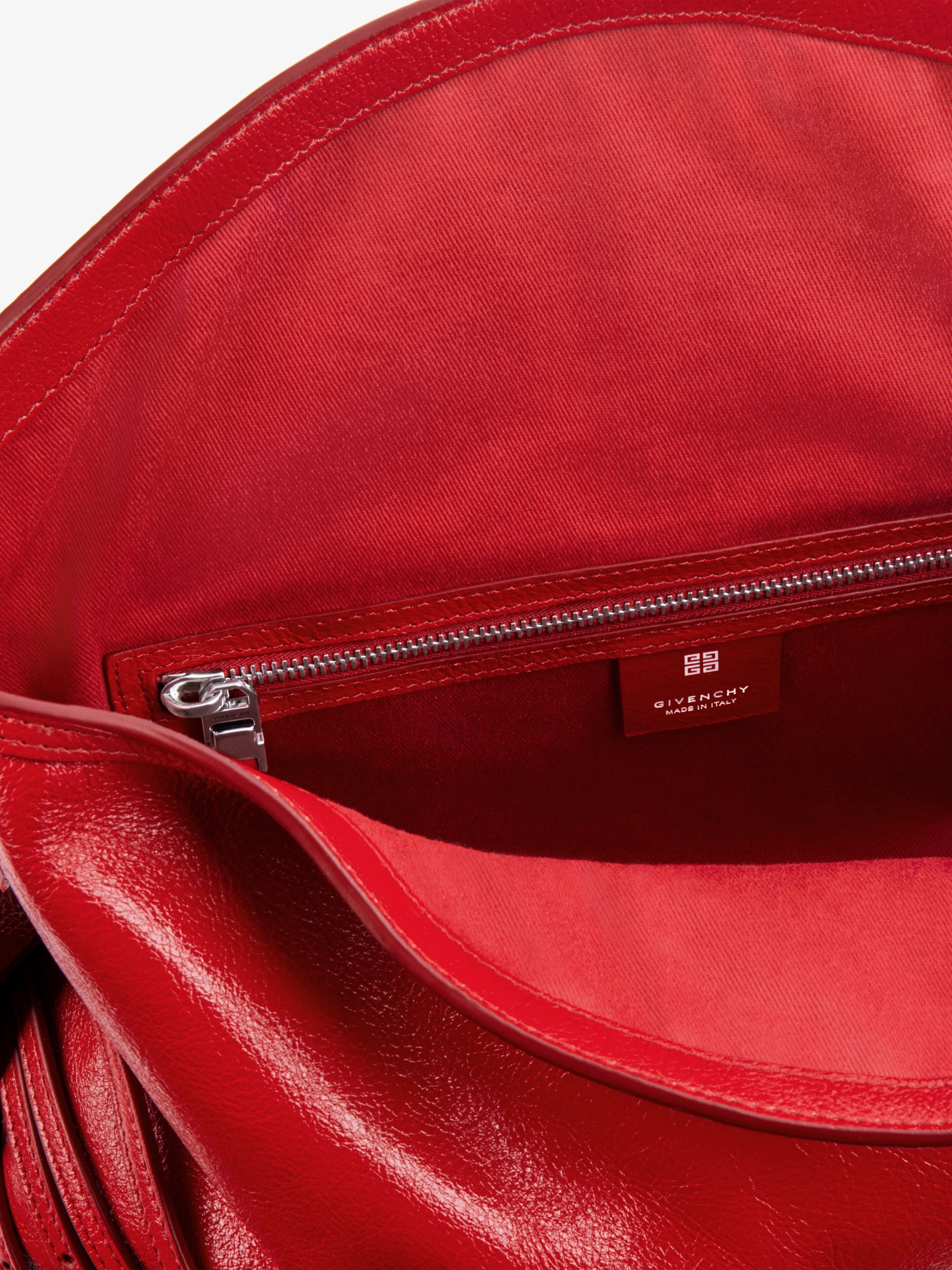 MEDIUM VOYOU BAG IN LEATHER WITH MULTI-BUCKLES - 5