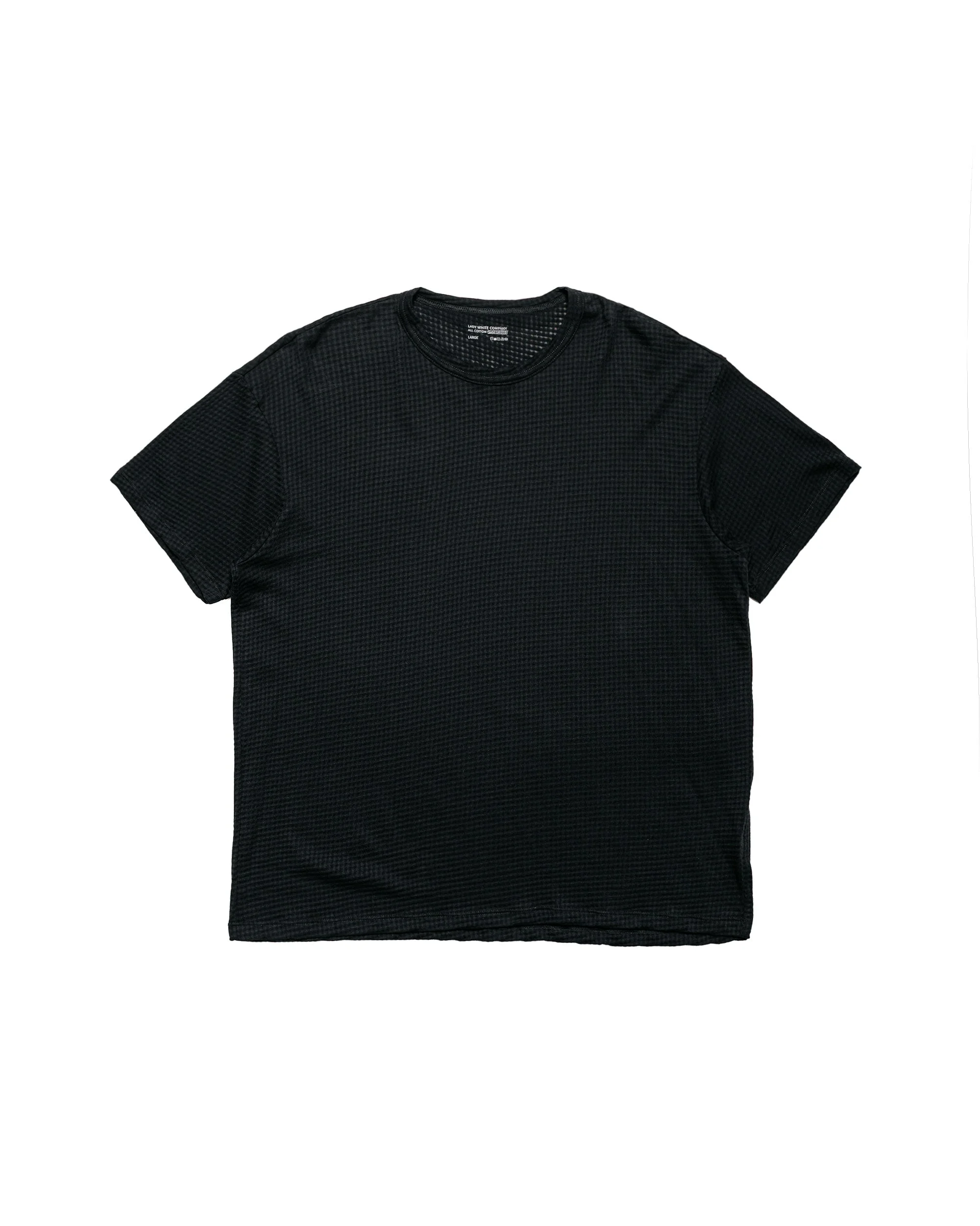 Sheer Gauze T-Shirt Black - 1
