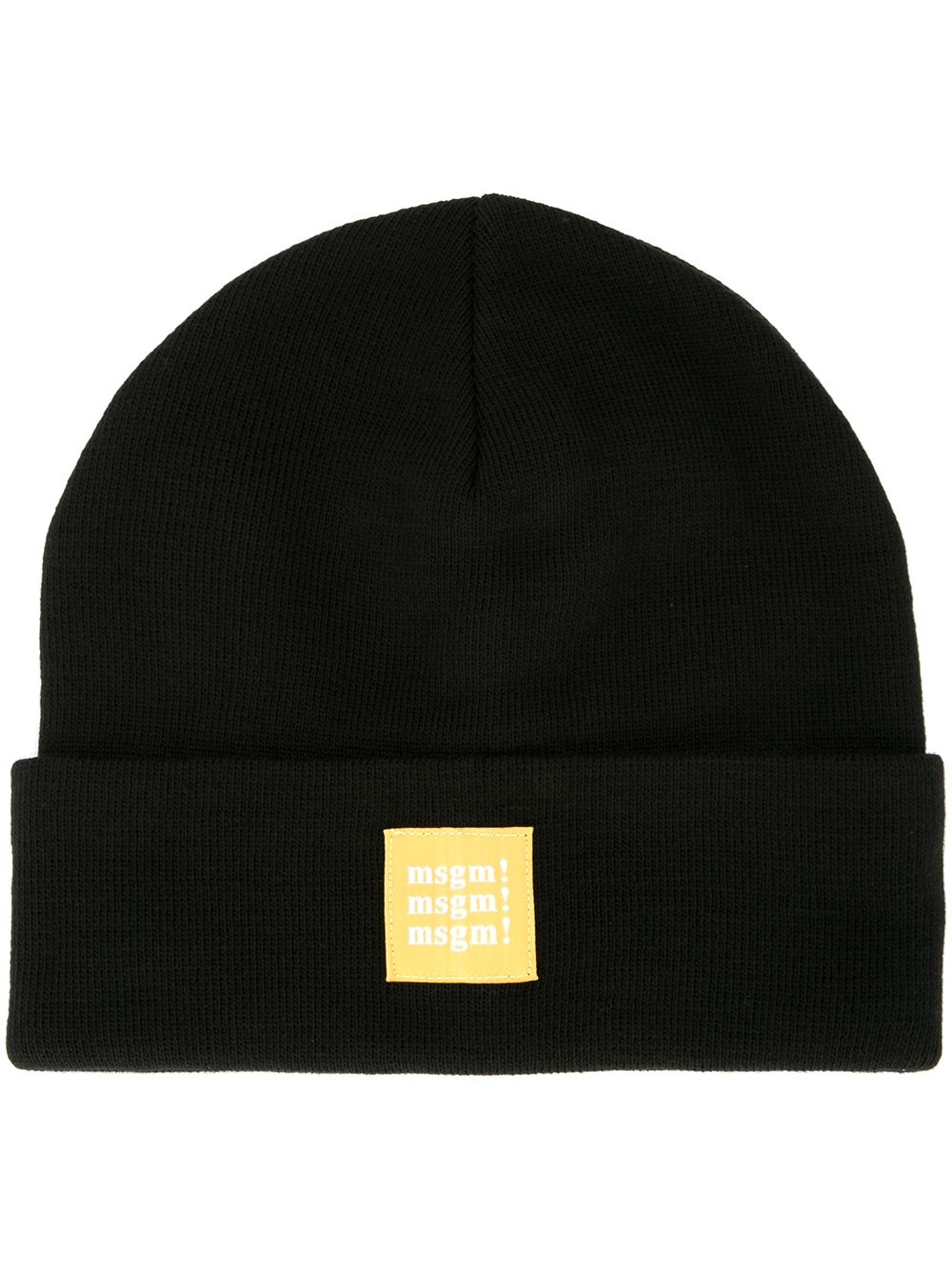 logo patch beanie - 1