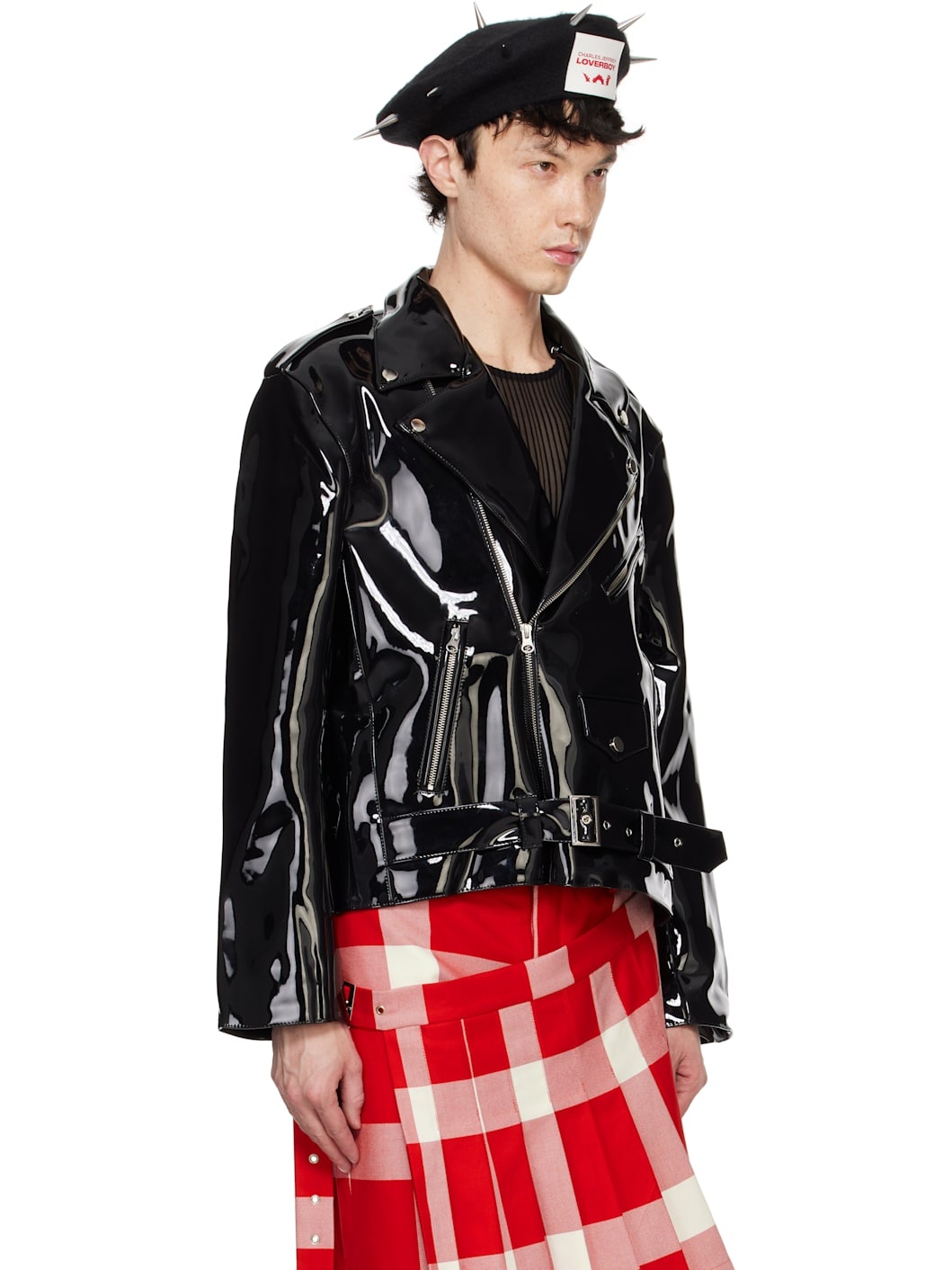 Black Biker Jacket - 2