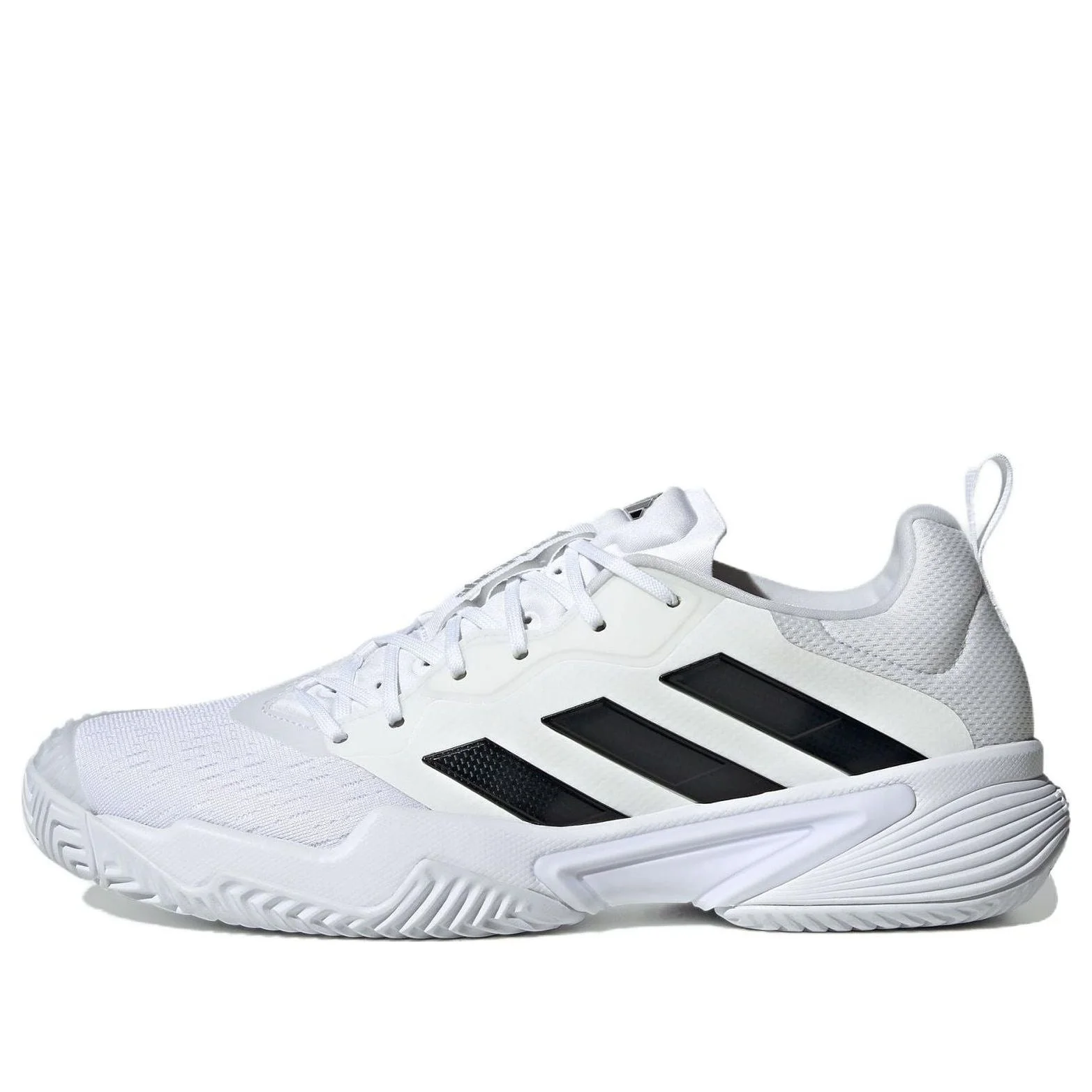 adidas Barricade Tennis Shoes 'White Black Silver' ID1548 - 1