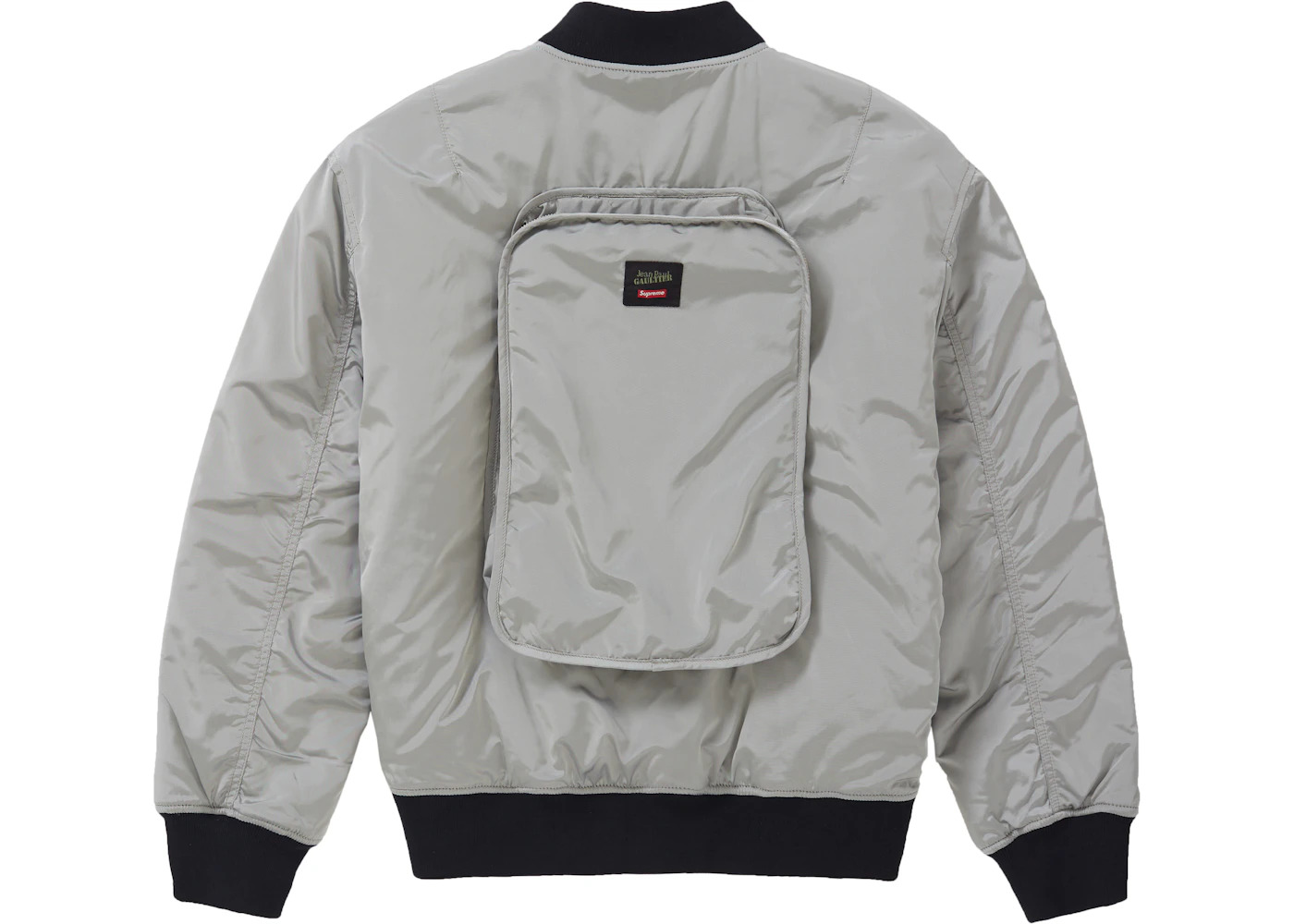 Supreme Jean Paul Gaultier Reversible Backpack MA-1 Silver - 3